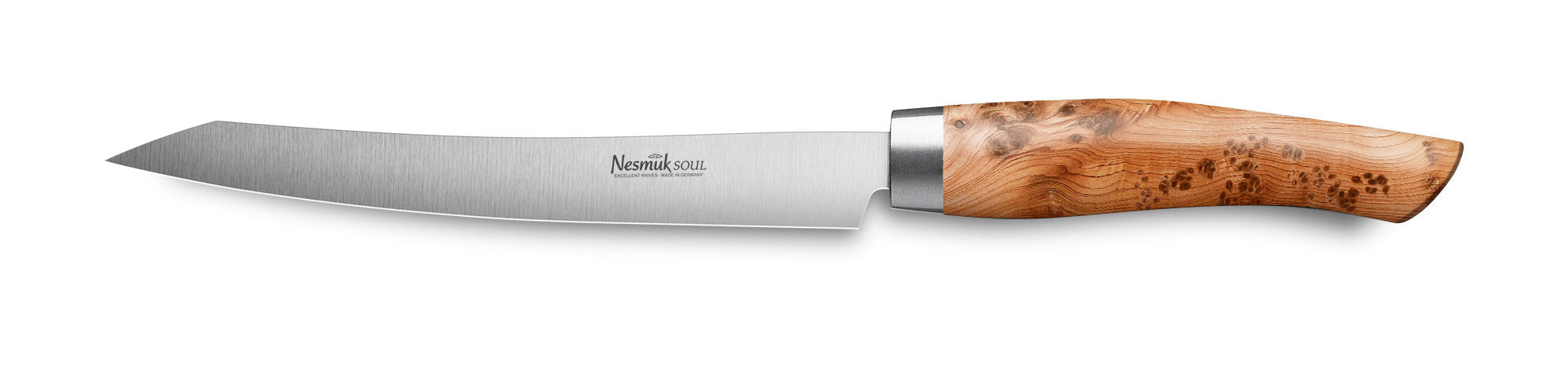 Tranchiermesser Soul von Nesmuk aus Niobstahl und Griff aus Wacholder