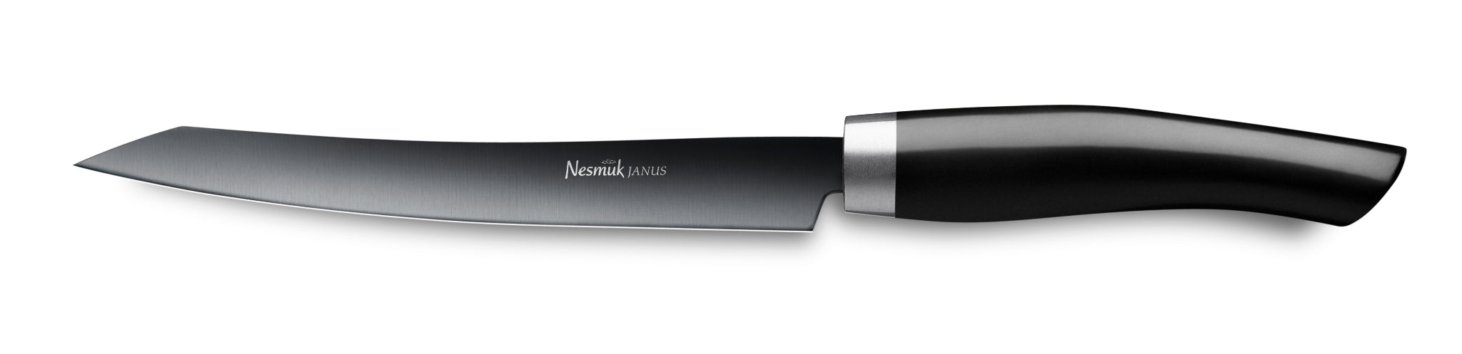 Nesmuk Tranchiermesser Slicer Janus mit 160 mm langer Klinge und Griff aus Hightech Kunststoff Juma Black