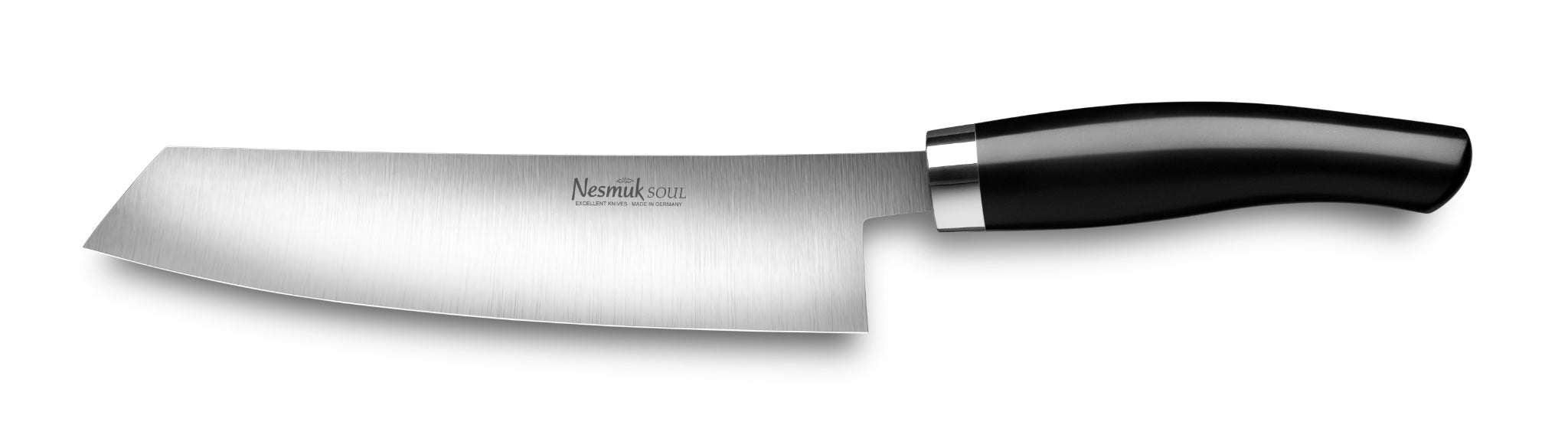 Kochmesser Soul von Nesmuk aus Niobstahl und Griff aus Hightech Kunststoff Juma Black