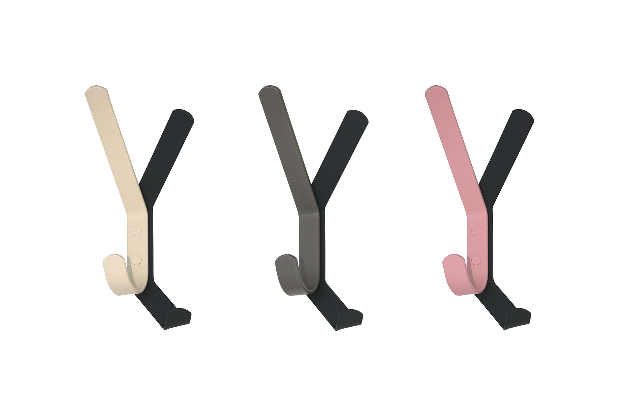 Garderobenhaken Schattenwurf von Iserlohner Haken 3er Bundle in verschiedenen Farben