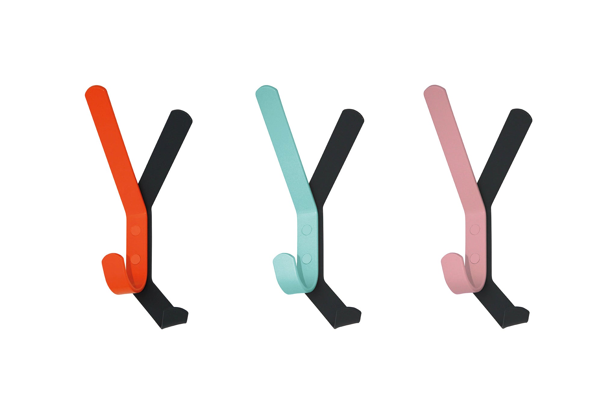 Garderobenhaken Schattenwurf von Iserlohner Haken 3er Bundle in verschiedenen Farben