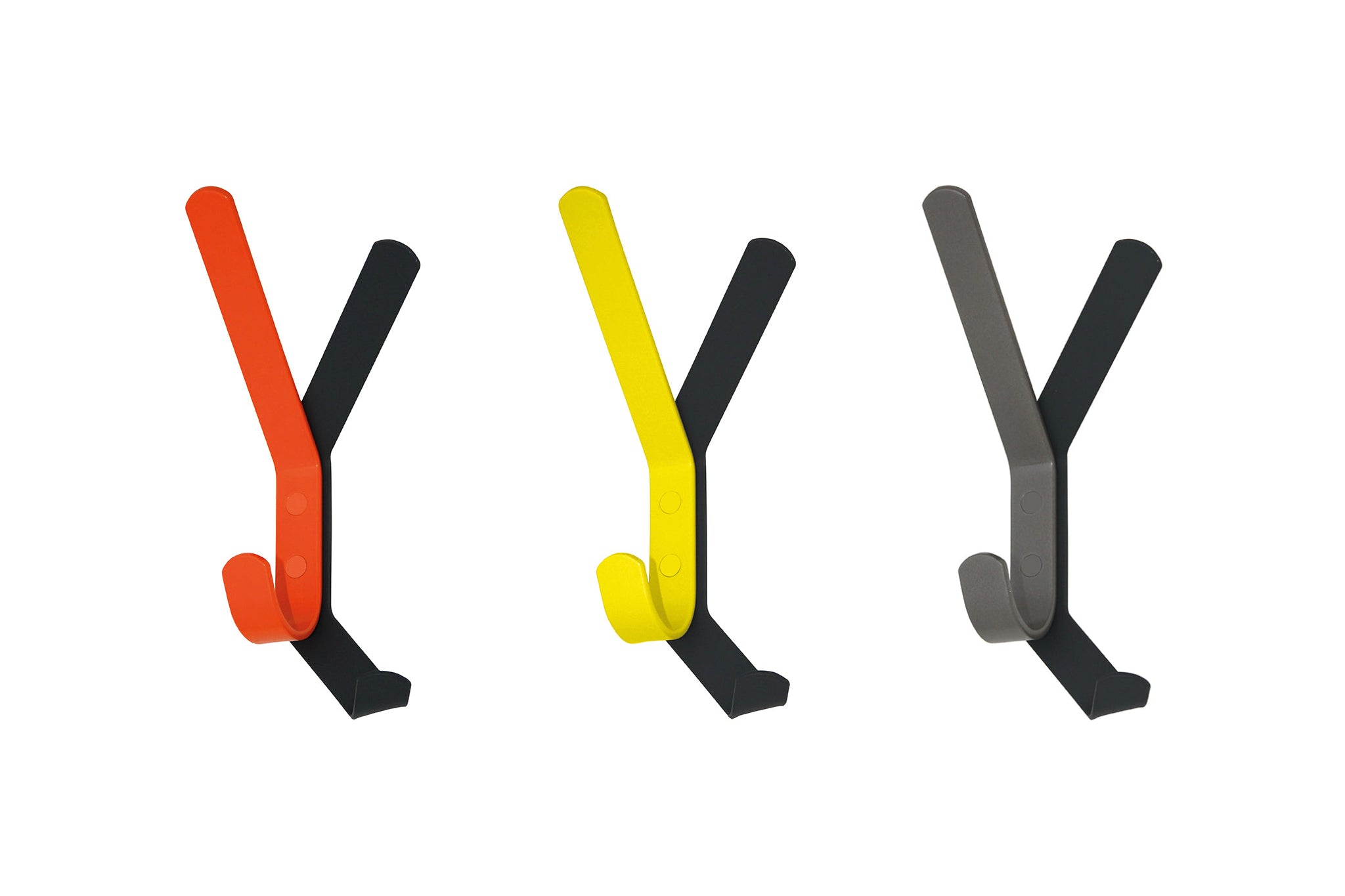 Garderobenhaken Schattenwurf von Iserlohner Haken 3er Bundle in verschiedenen Farben