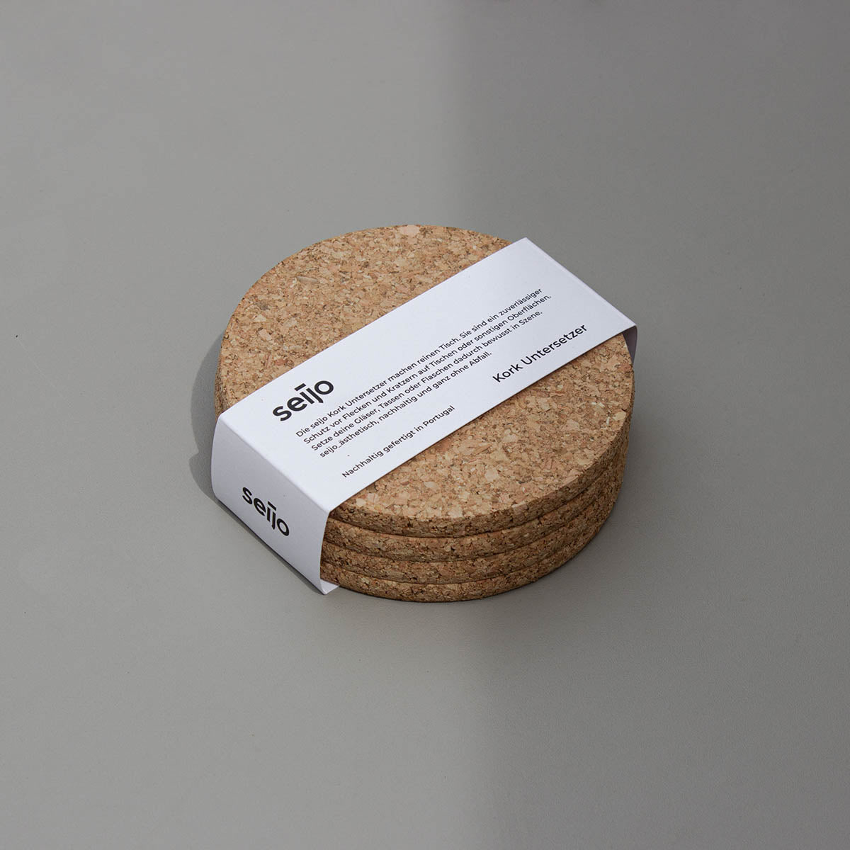 Untersetzer aus Kork Natur von Seijo