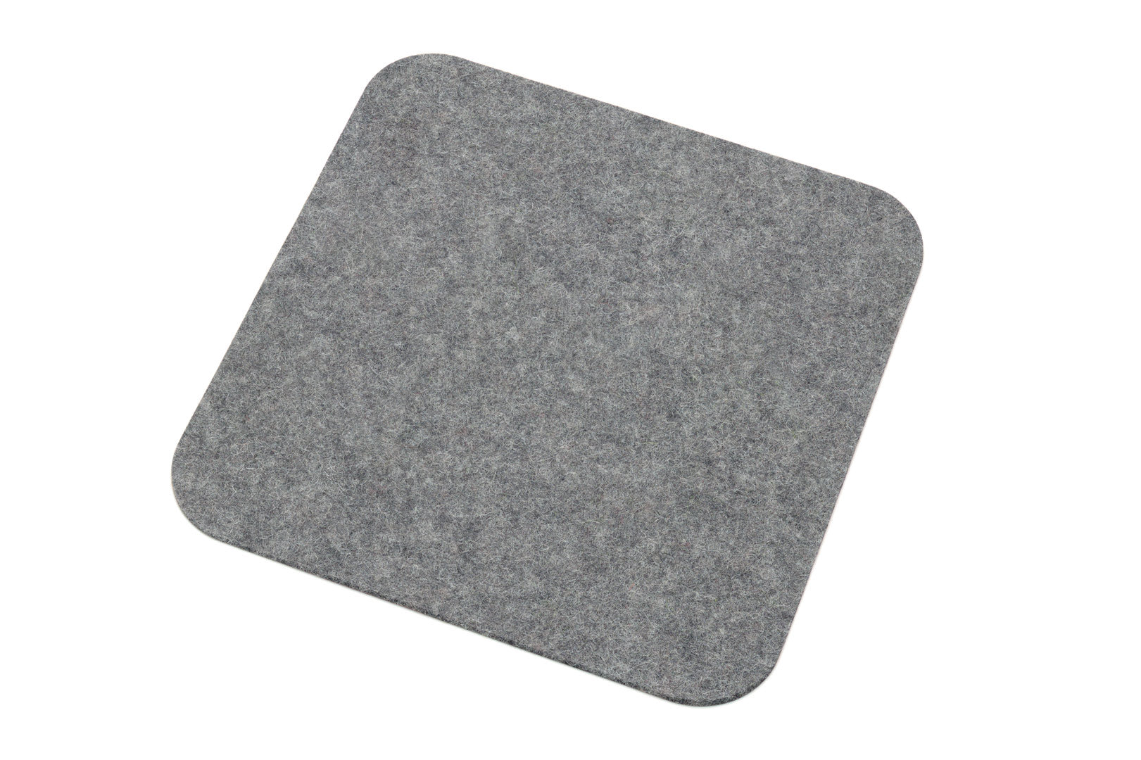 Filz-Untersetzer mit gerundeten Ecken von Hey-Sign, Farbe Anthrazit