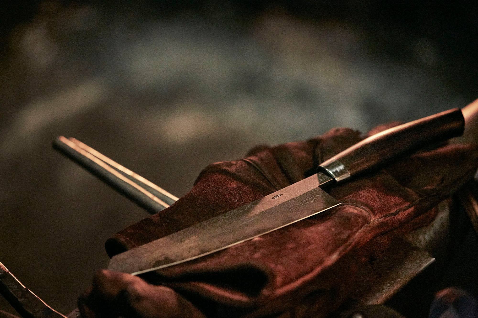 Handgeschmiedetes Kochmesser von Nesmuk aus Solingen