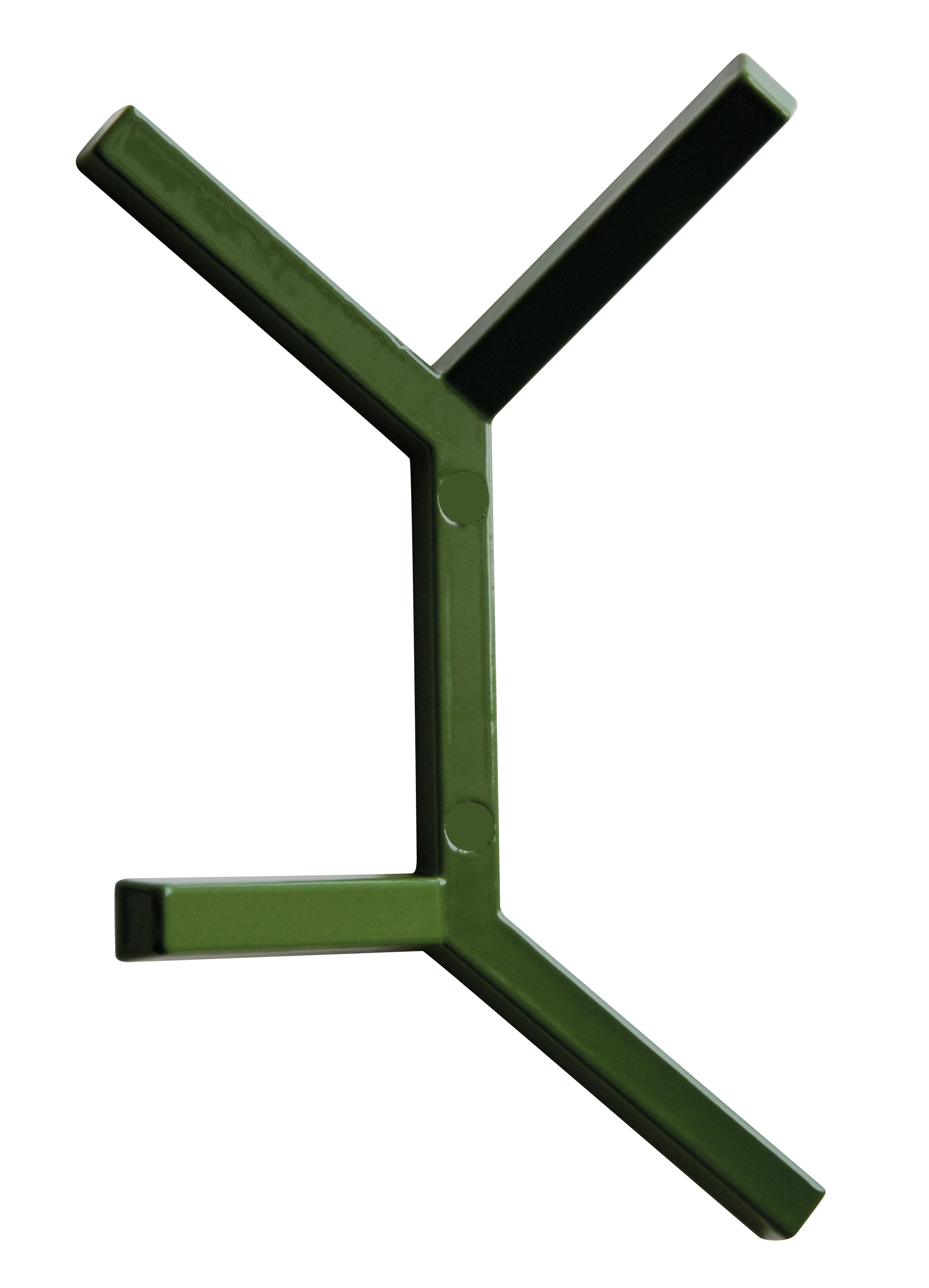 Garderobenhaken Oslo in Olivgrün von Iserlohner Haken