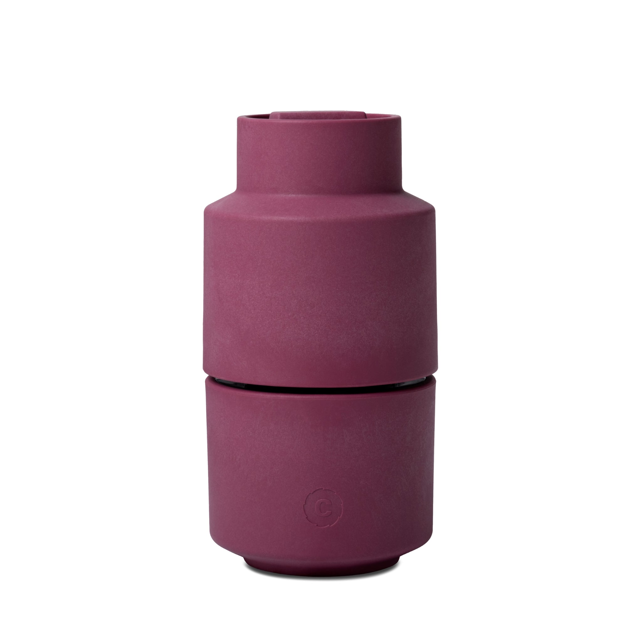 Salz- und Pfeffermühle Billund von Crushgrind in der Farbe Beetroot