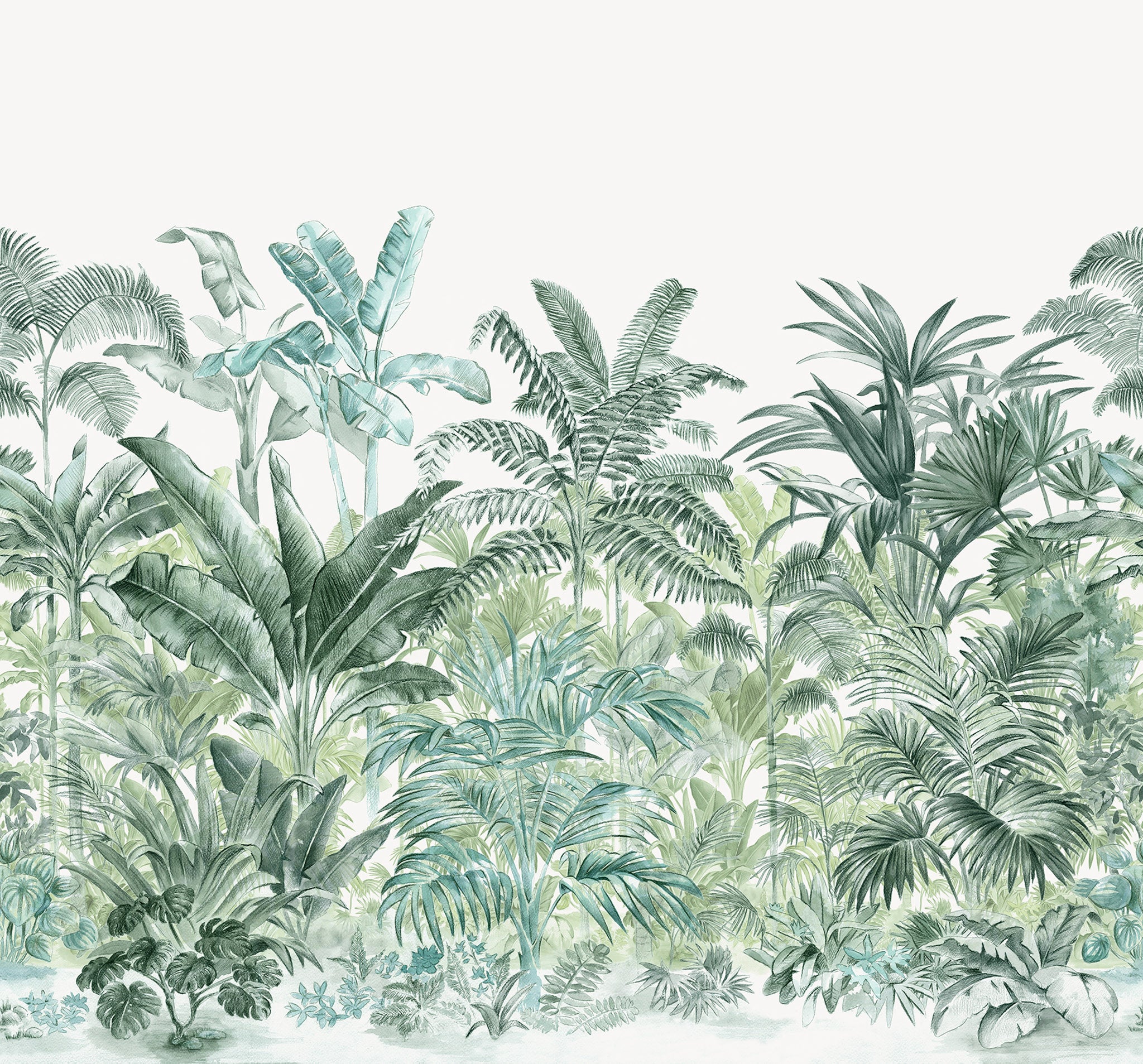 Rebel Walls Tapete Pride Palms Emerald