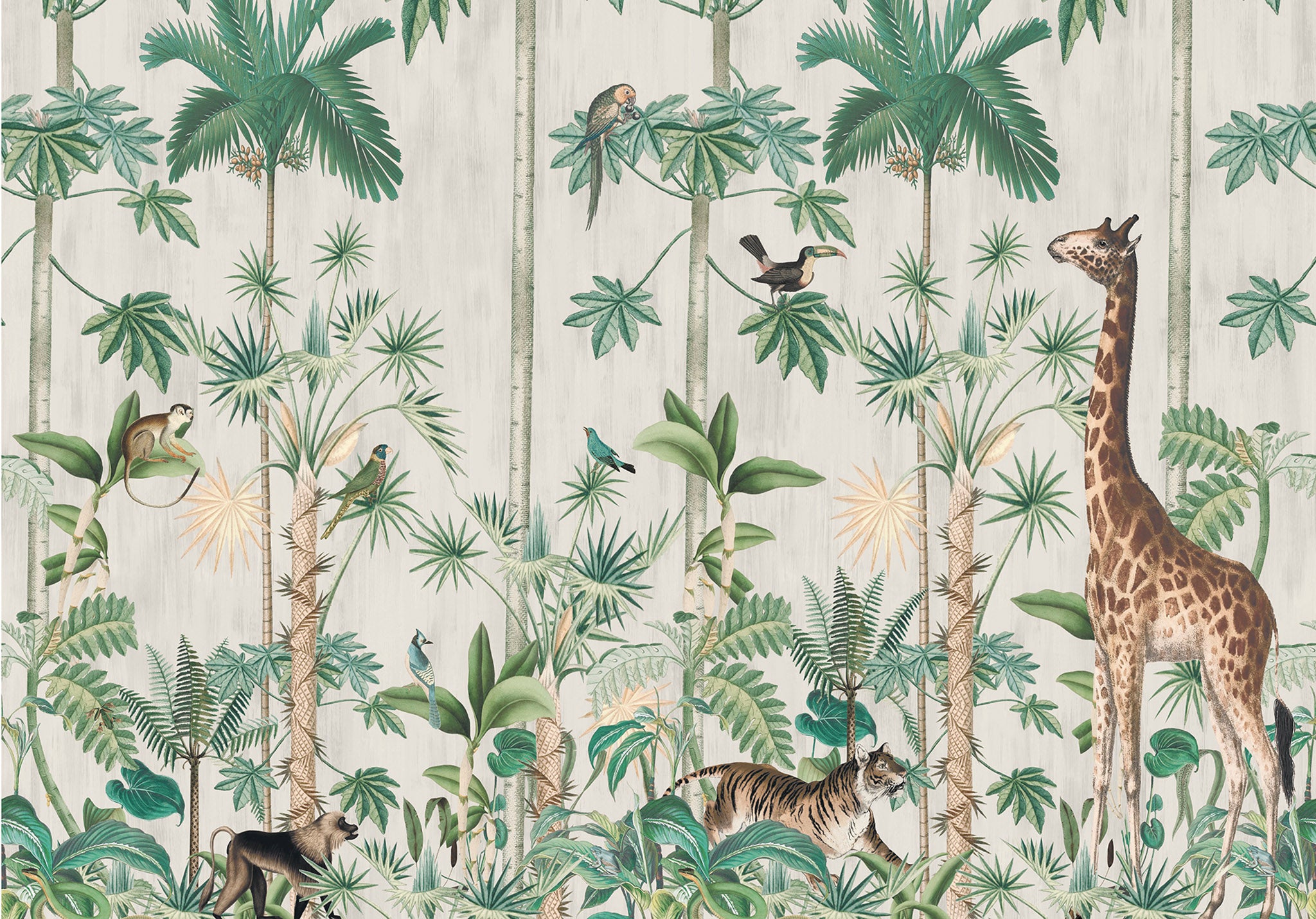 Rebel Walls Tapete Giraffe's Stroll