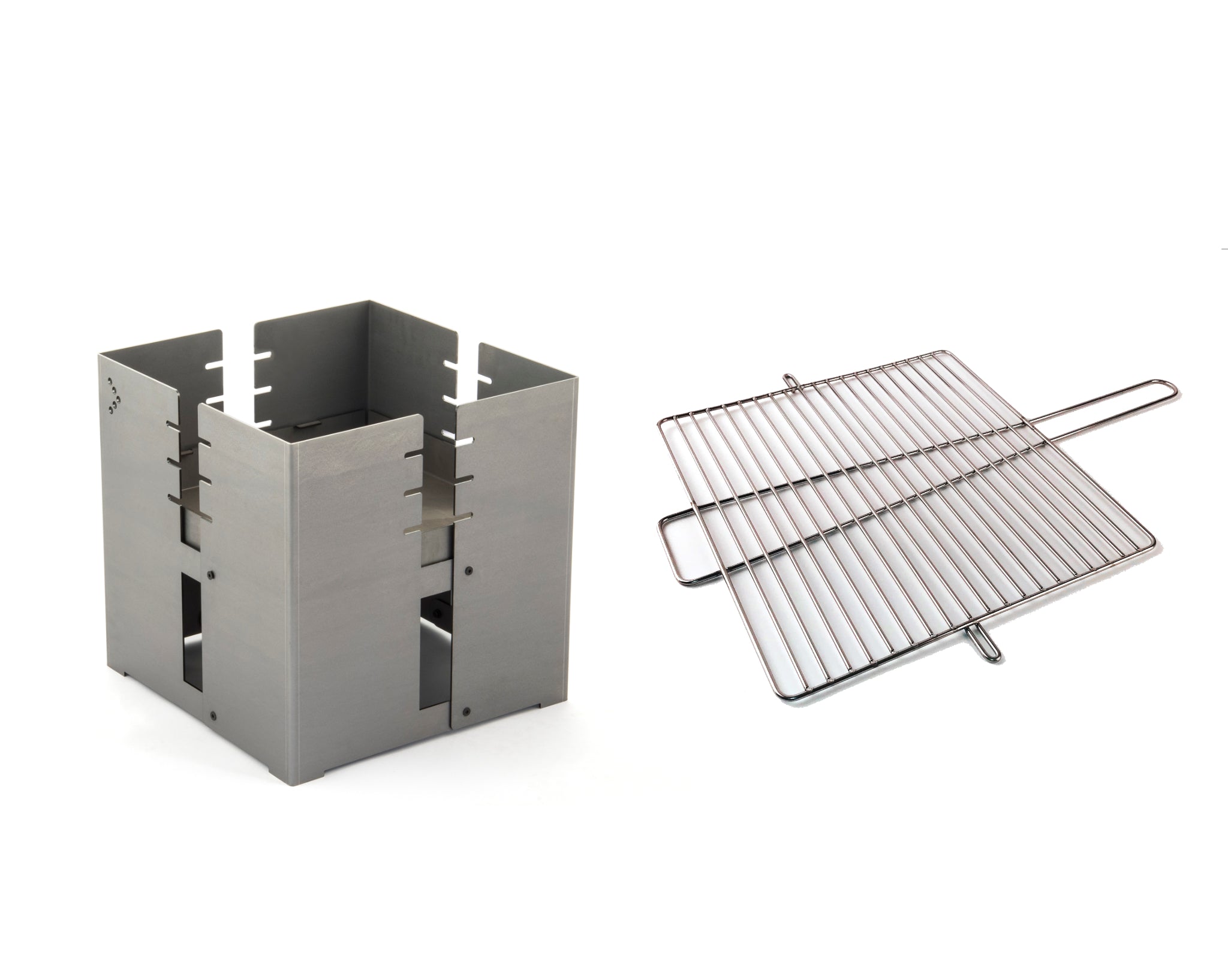 Keilbach Feuerschalten-Set Fidibus mit Grillrost