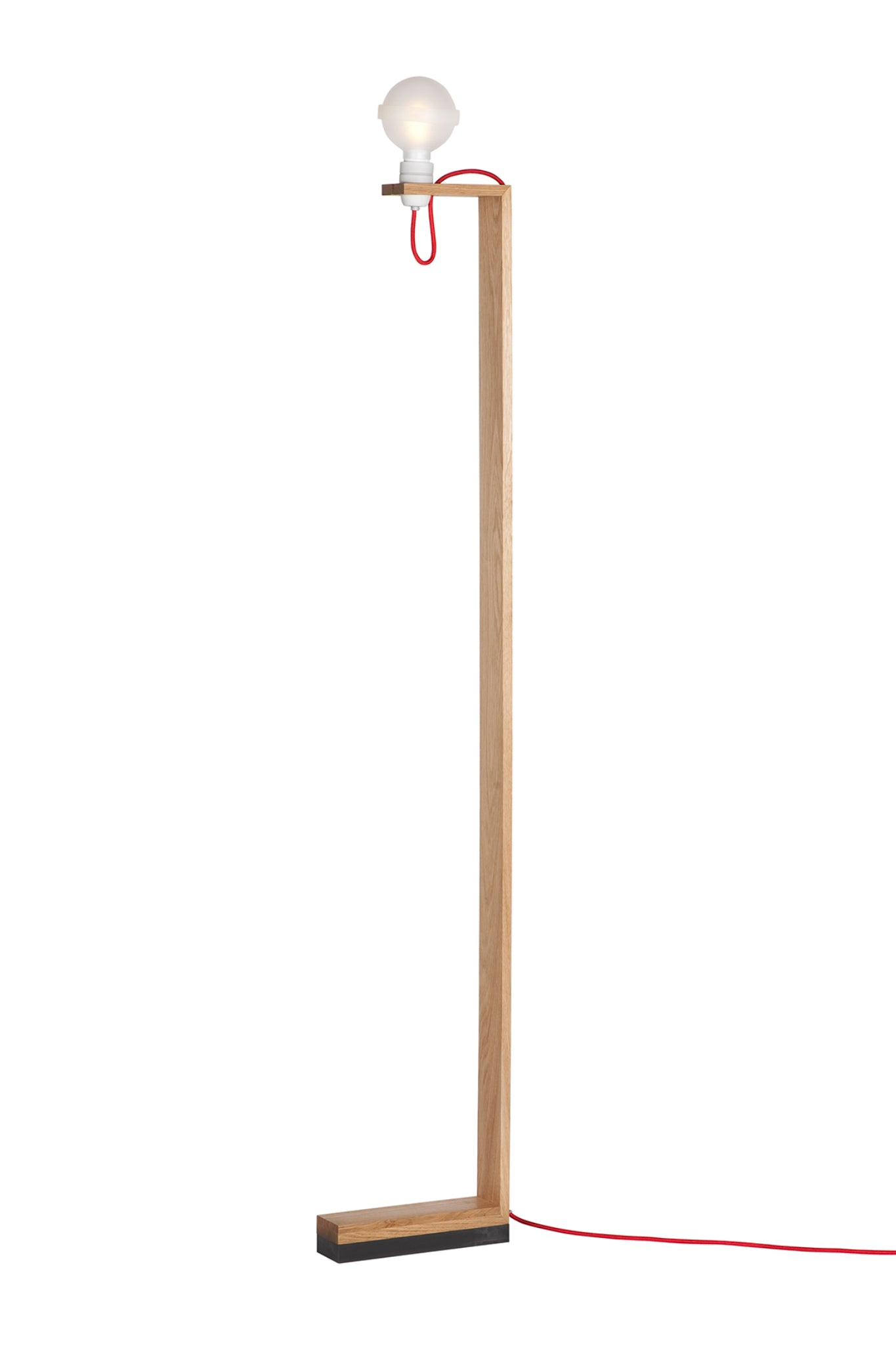 Leuchtenständer Stand aus geölter Eiche von Raumgestalt