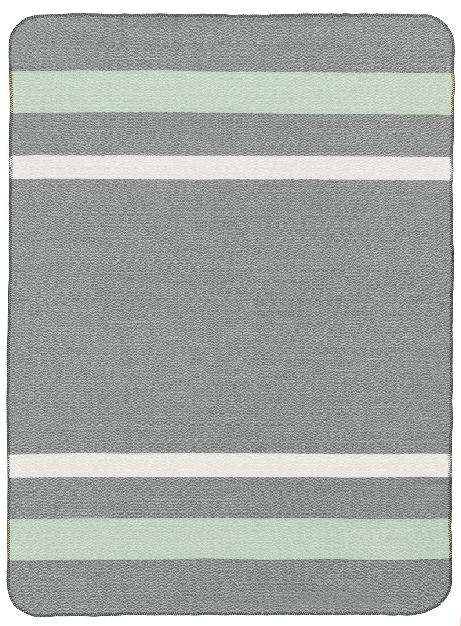 Plaid Liverpool aus reiner Schurwolle von Eagle Products in den Farben Grau und Salbei