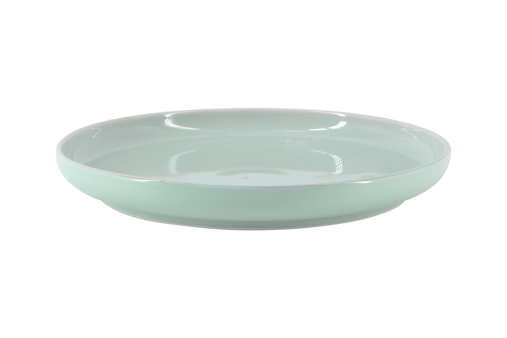 Teller Ola M von Remember aus Steingut in Blau-Türkistönen