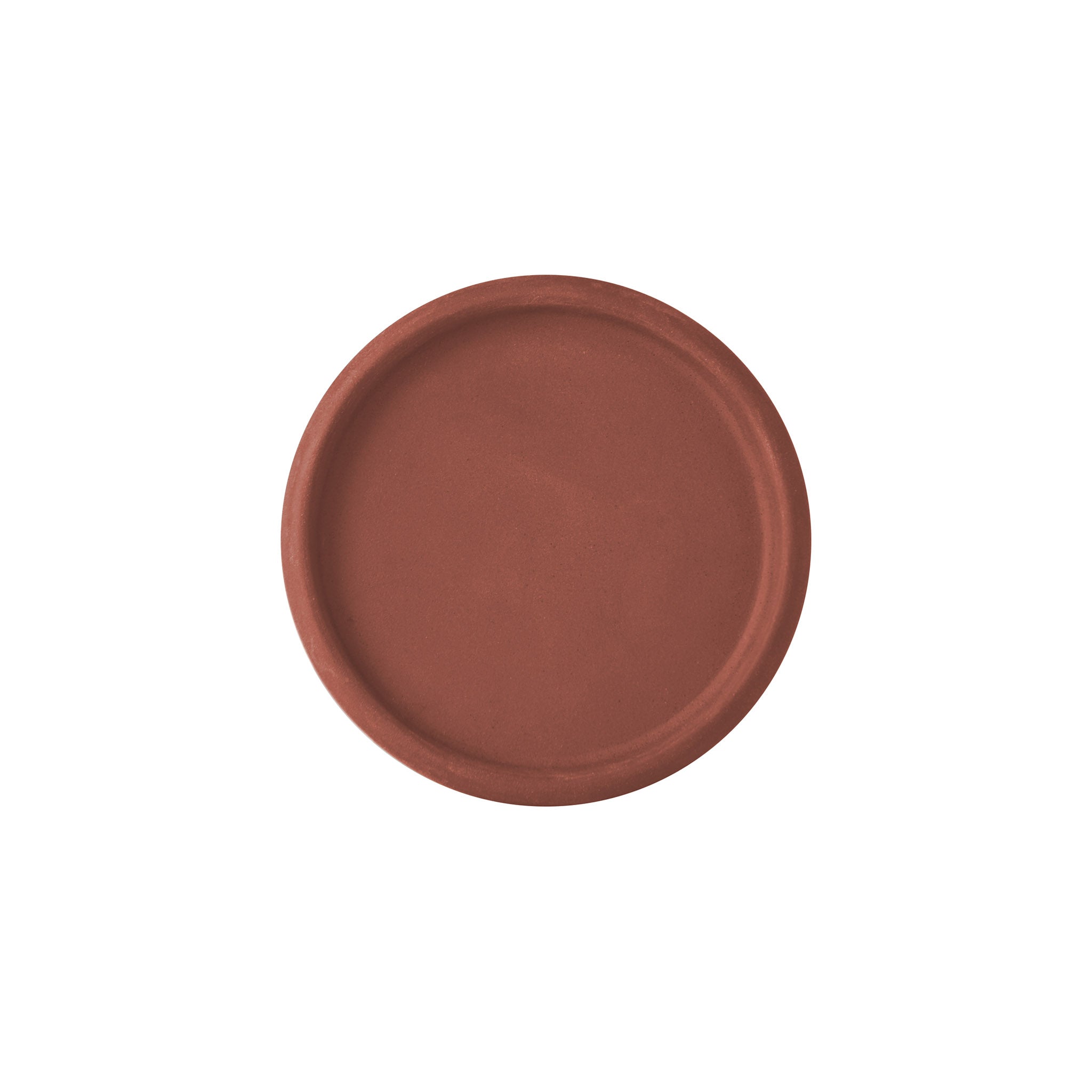 Deckel Unison von Schneid Studio, Keramik koralle