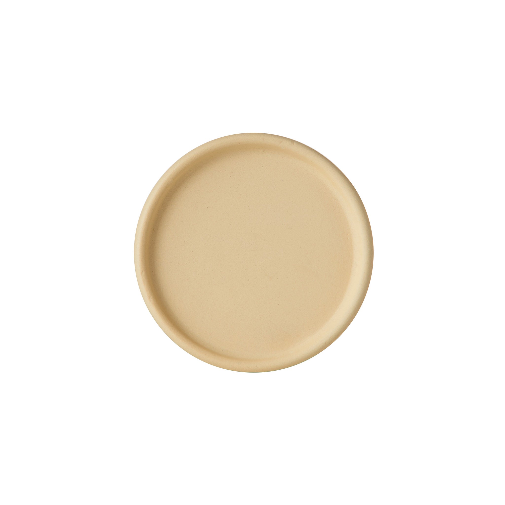 Deckel Unison von Schneid Studio, Keramik gelb