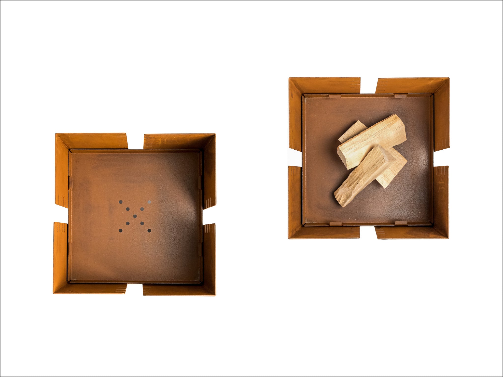 Keilbach Feuerschale Fidibus aus Stahl