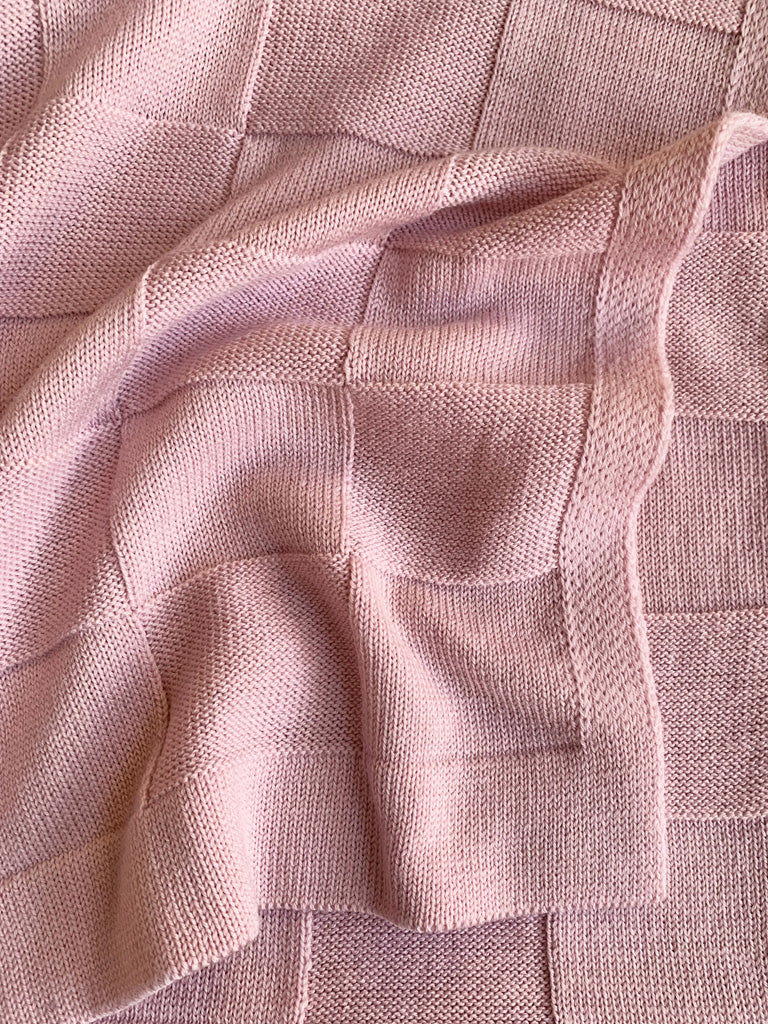Babydecke Moritz von Eagle Products aus Merionowoll in der Farbe Rosa