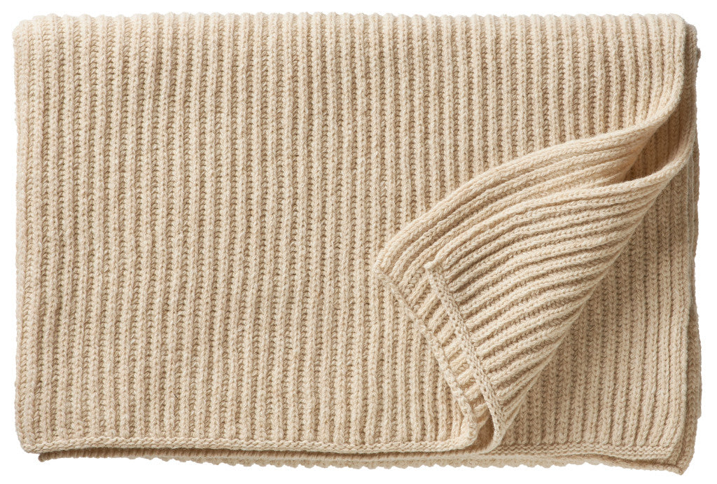 Kinder-Wolldecke Pippa aus 80 % Merinowolle in der Farbe Creme