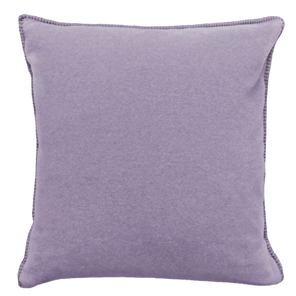 Fleece Kissen Tony quadratisch S von Eagle Plaids in der Farbe Mauve
