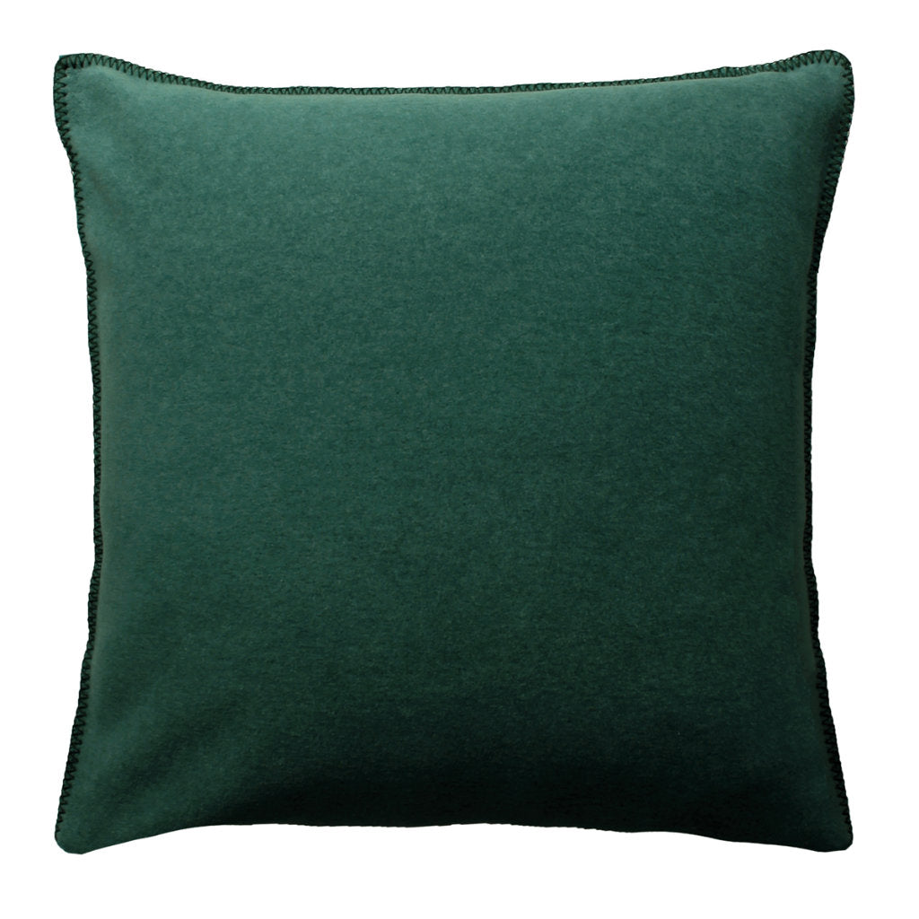 Fleece Kissen Tony quadratisch S von Eagle Plaids in der Farbe Blackforest
