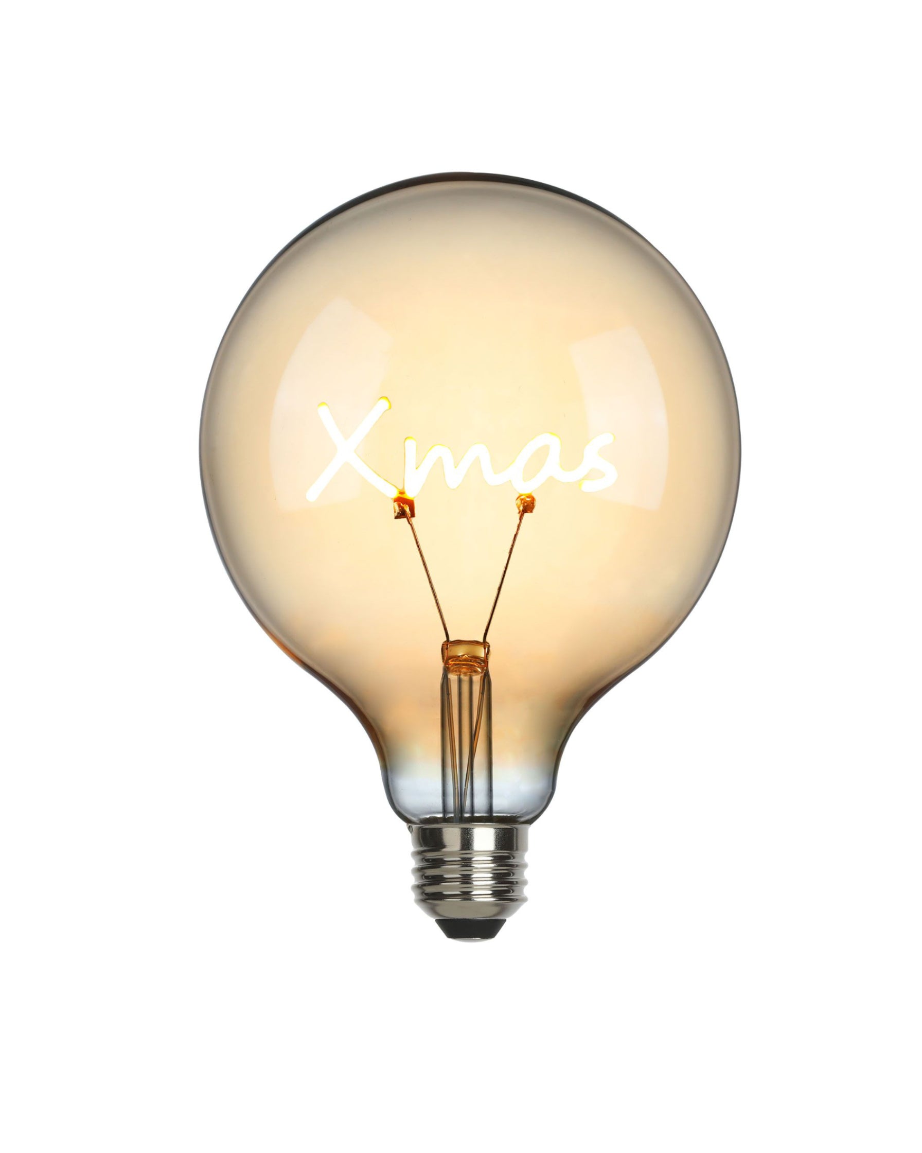 Sompex Filament Glühlampe mit leuchtendem Xmas