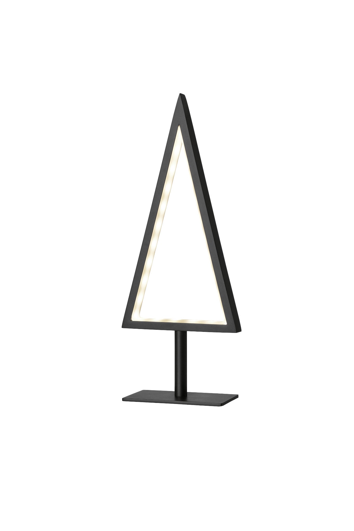 Sompex Tischleuchte Pine S in Aluminium schwarz mit LED Leuchtstreifen