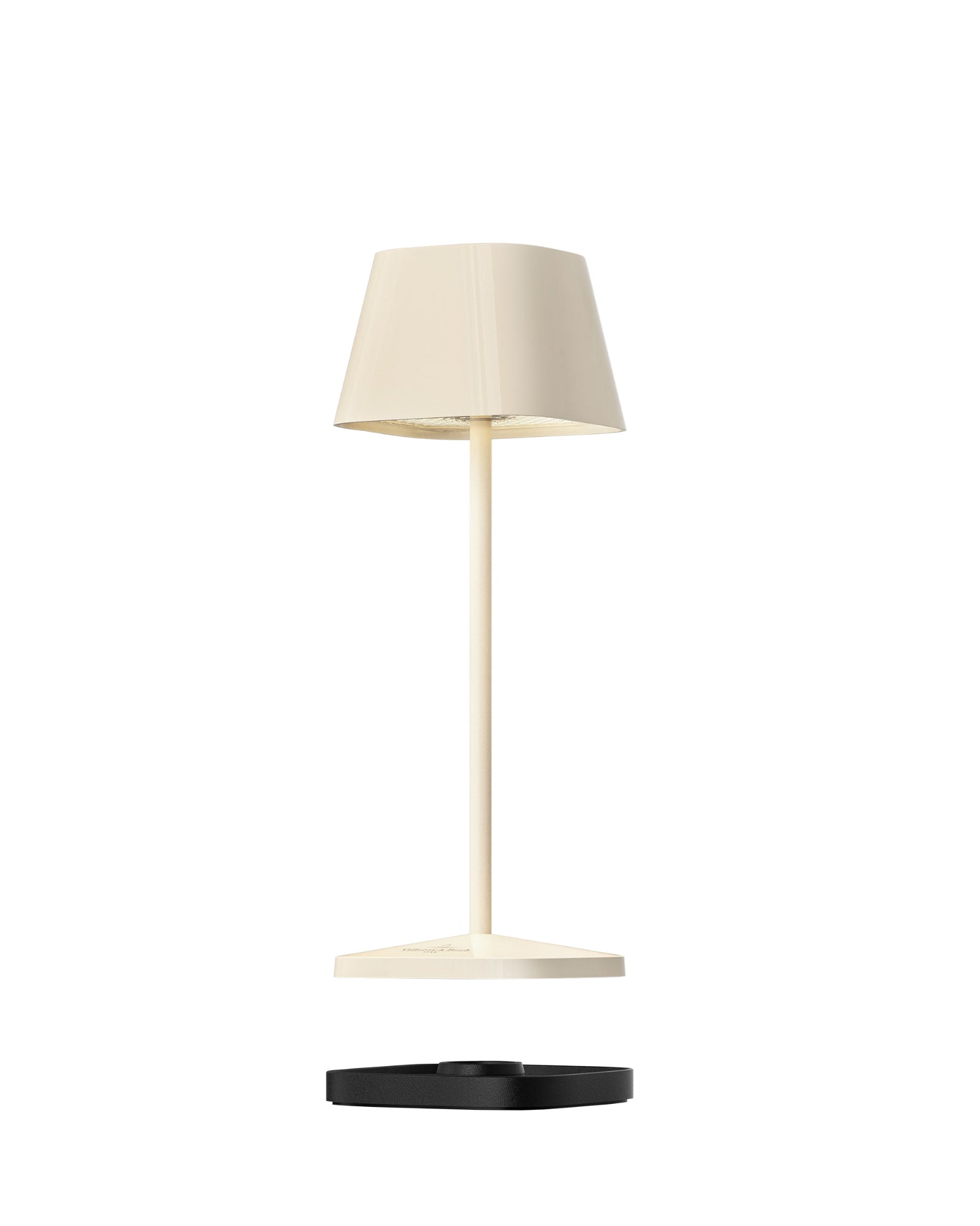 Akku Tischleuchte Neapel RC von Villeroy & Boch, neue Generation, kompatibel mit RC Fernbedienung, Farbe Elfenbein ceramic