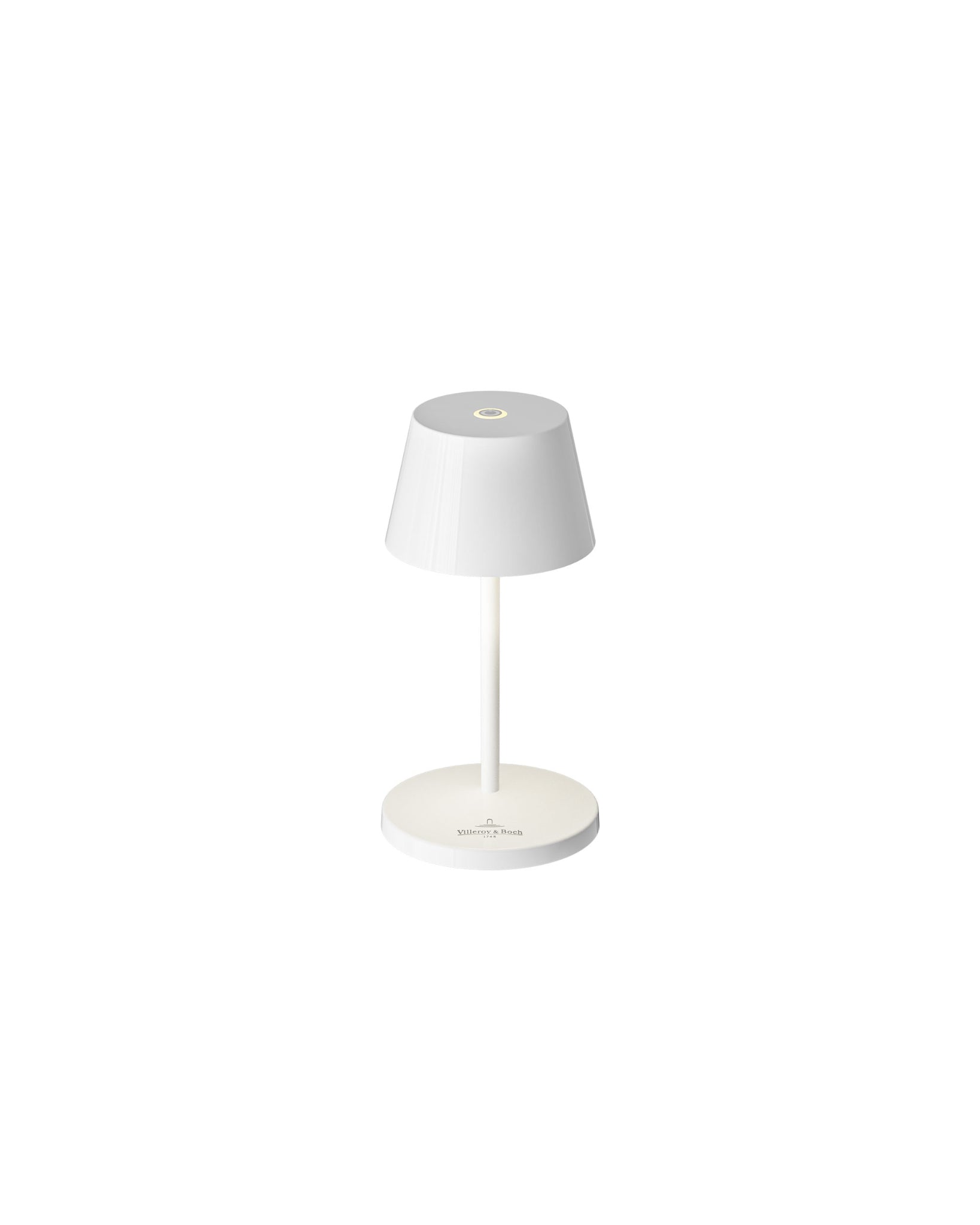Mini Tischleuchte Seoul Nano von Villeroy & Boch in der Farbe Weiss mit Akku