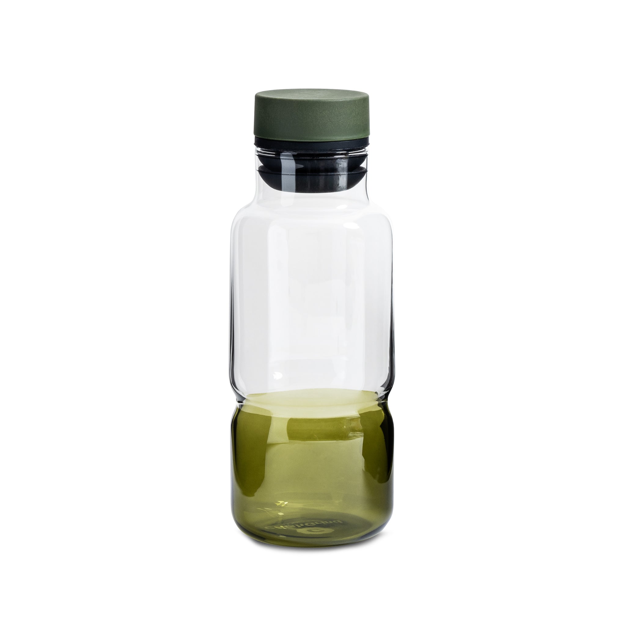 Oil & Vinegar Karaffe Billund Parsley von Crushgrind aus farbigem Glas