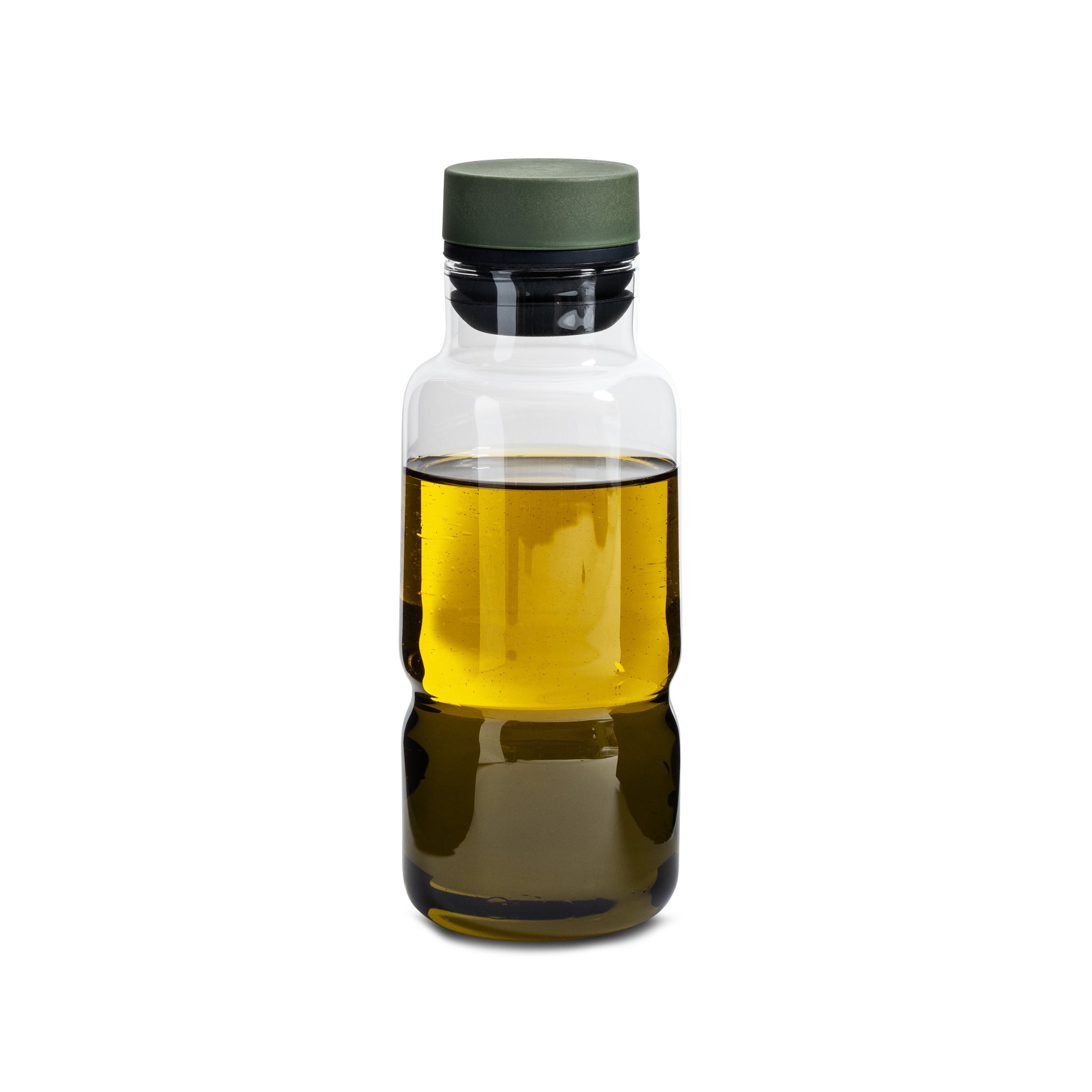 Oil & Vinegar Karaffe Billund Parsley von Crushgrind aus farbigem Glas