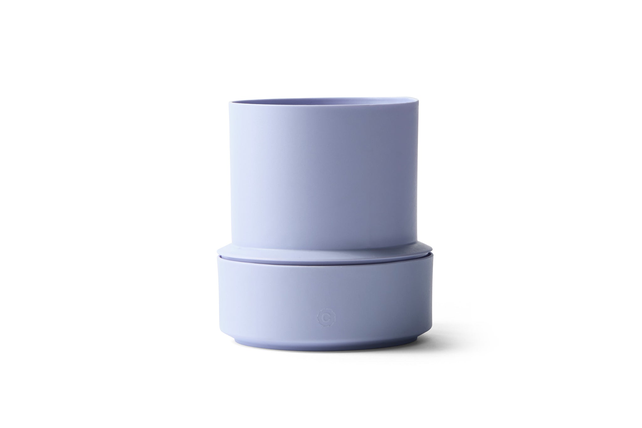 Billund selbstbewässernder Kräutertopf von Crushgrind aus recyceltem Polypropylen in der Farbe Lavender