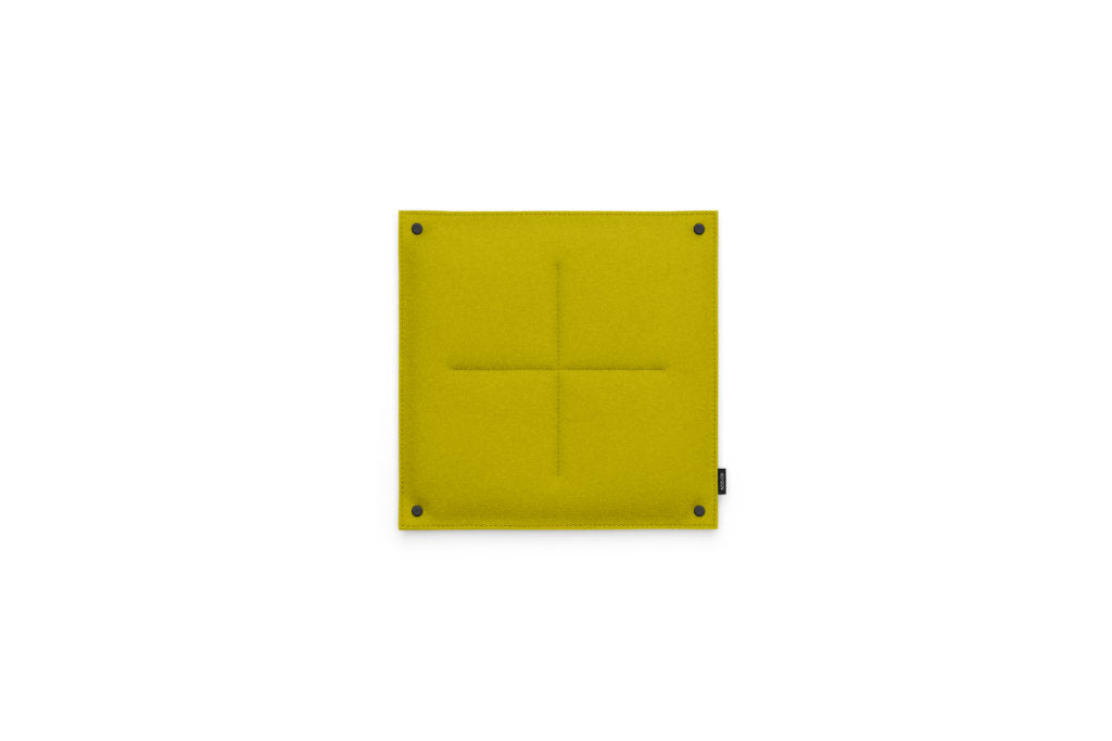 Kleine Pinnwand Orgaboard aus Filz von Hey-Sign in der Farbe Verde