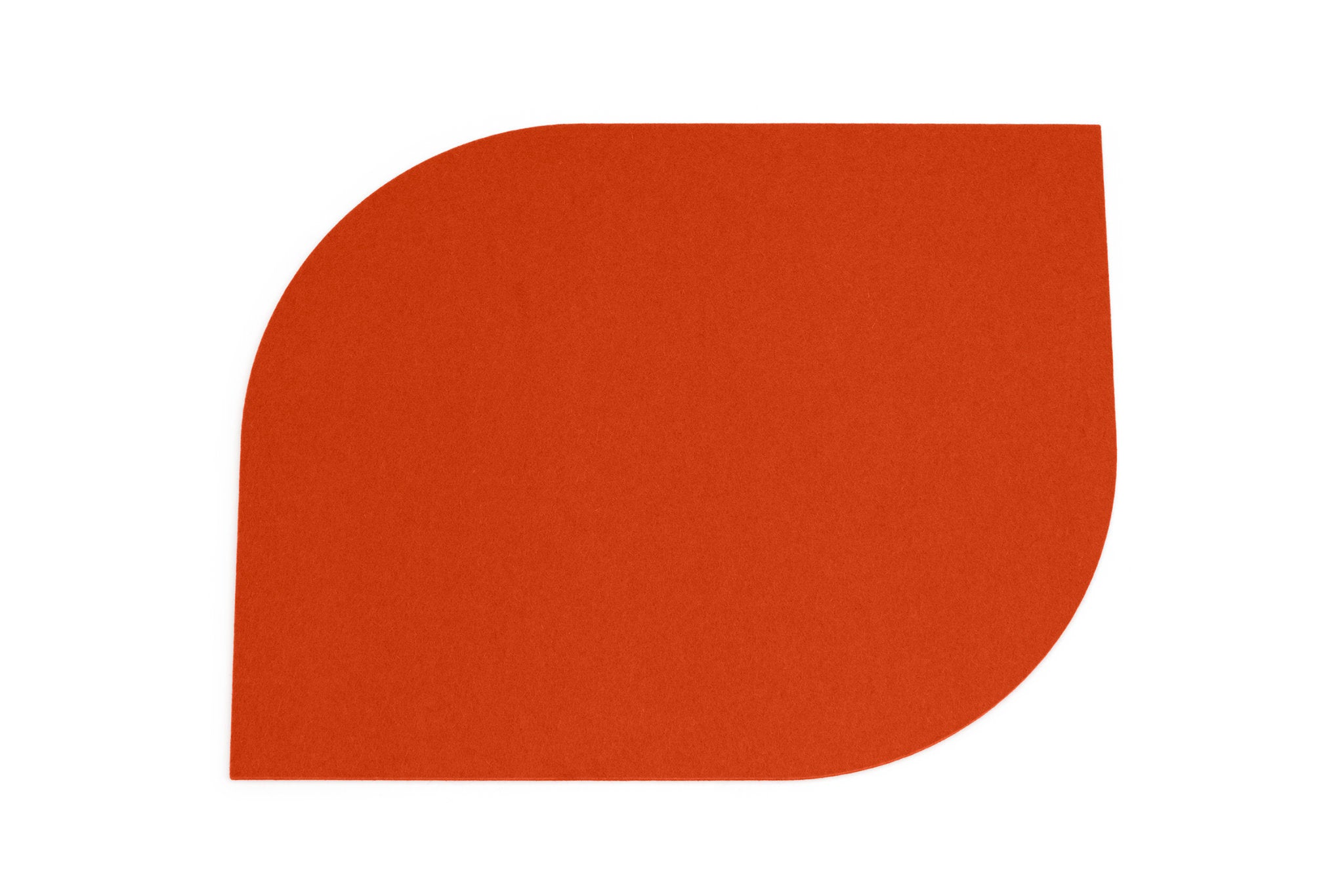 Hey-Sign Tischset Bow aus reinem Wollfilz, Farbe Mango