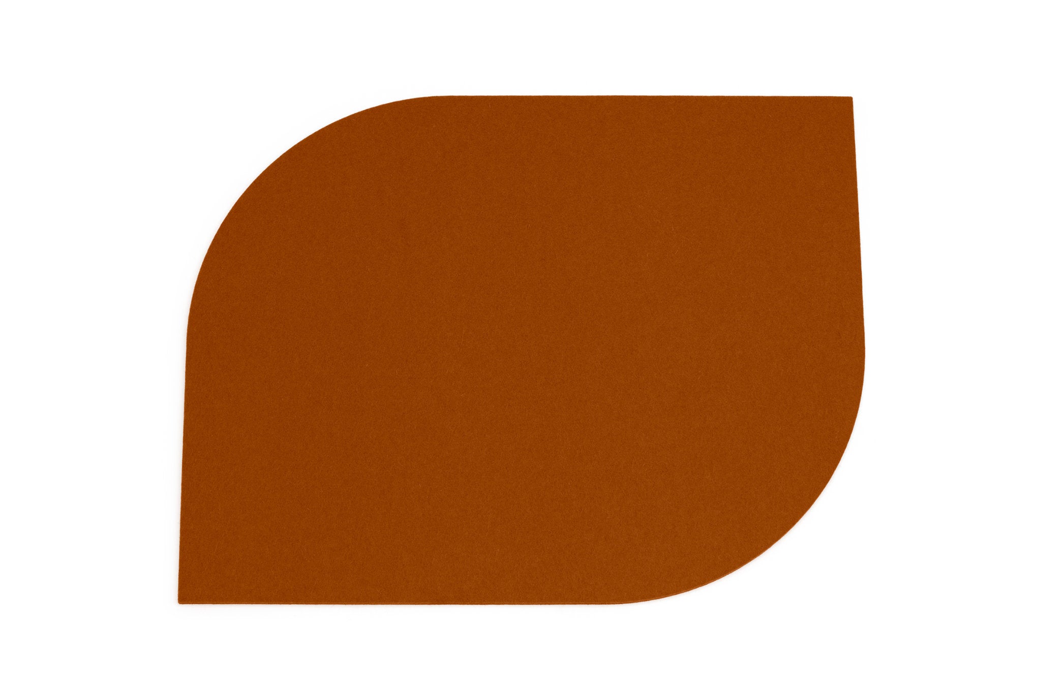 Hey-Sign Tischset Bow aus reinem Wollfilz, Farbe Walnuss