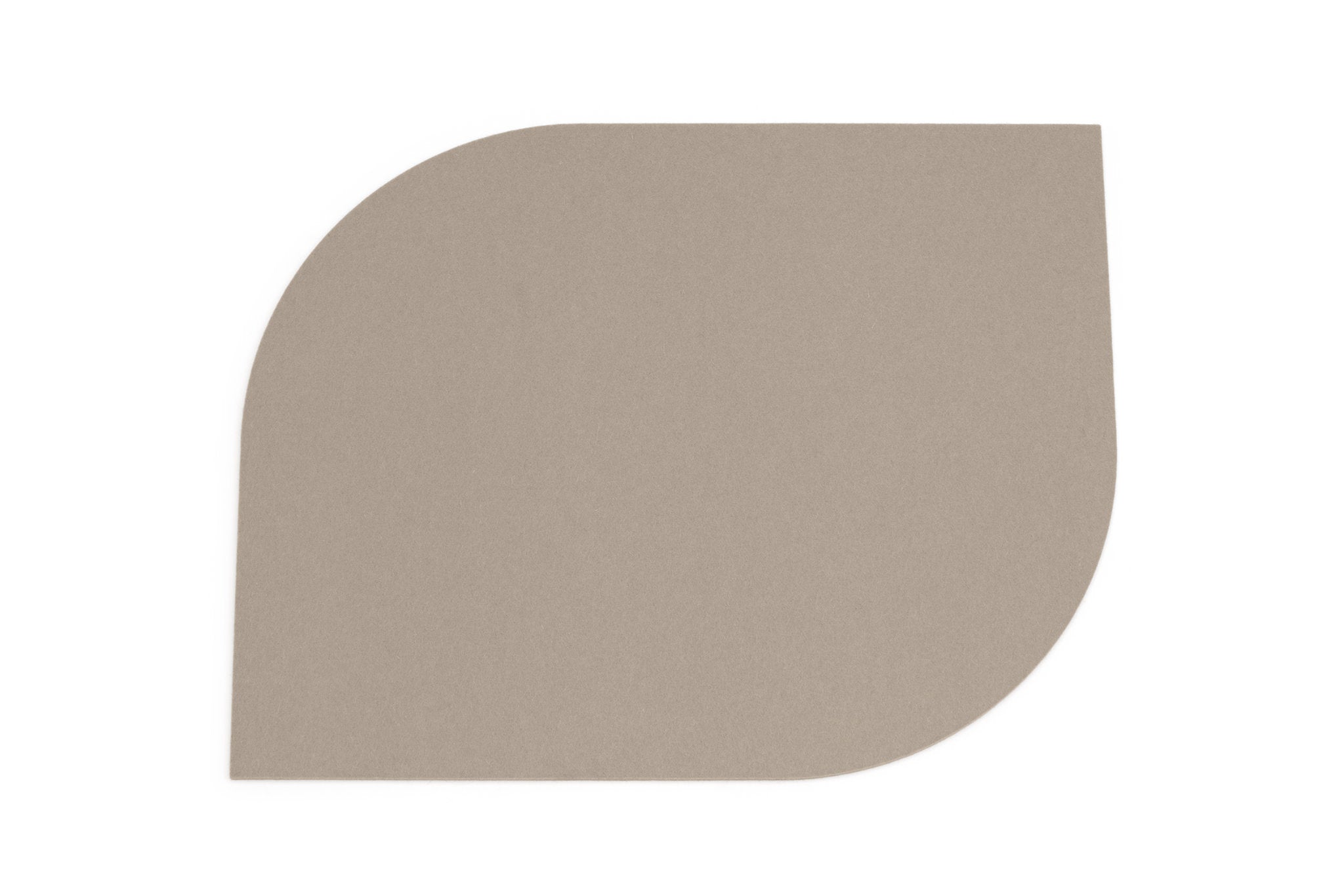 Hey-Sign Tischset Bow aus reinem Wollfilz, Farbe Stone