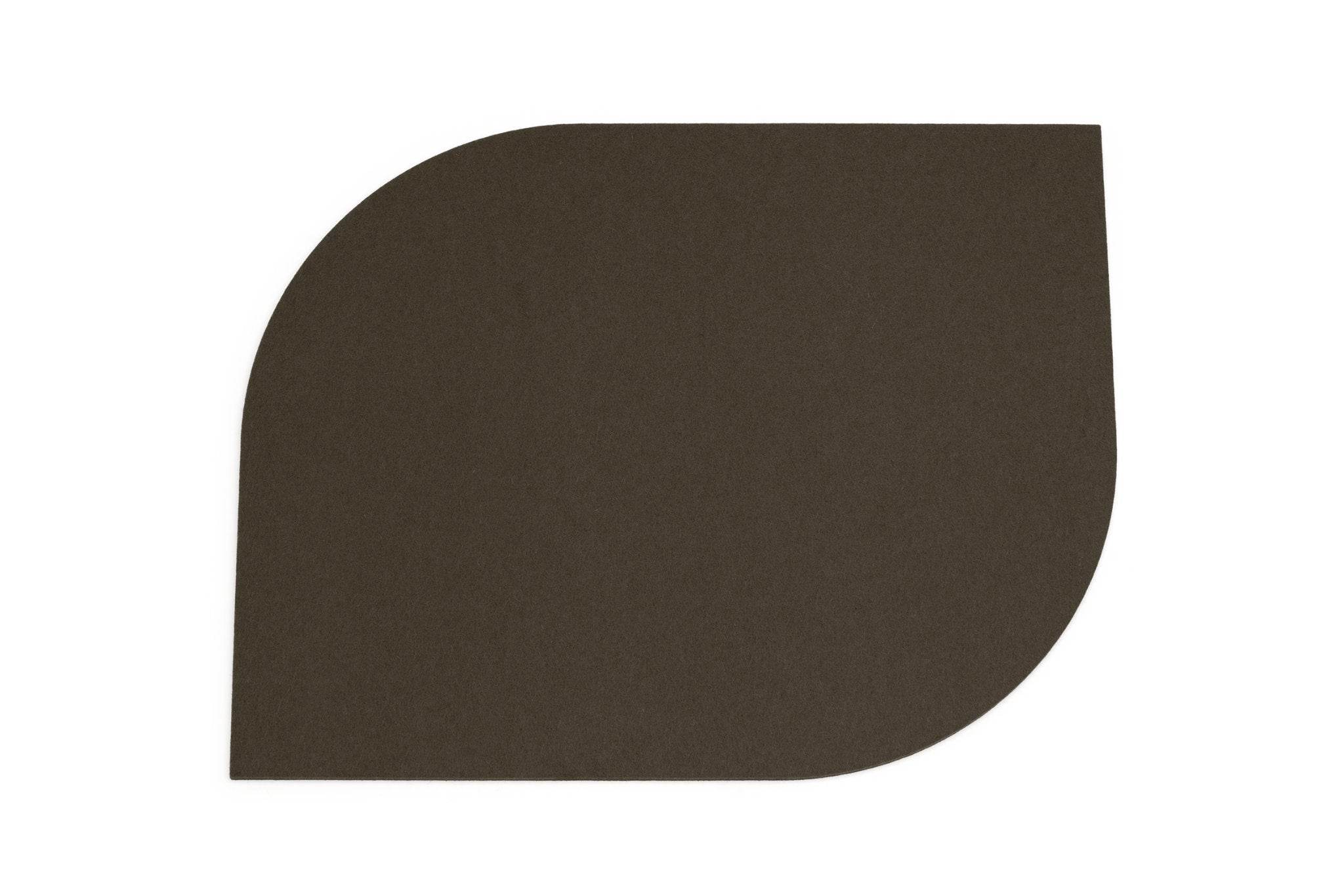 Hey-Sign Tischset Bow aus reinem Wollfilz, Farbe Umbra