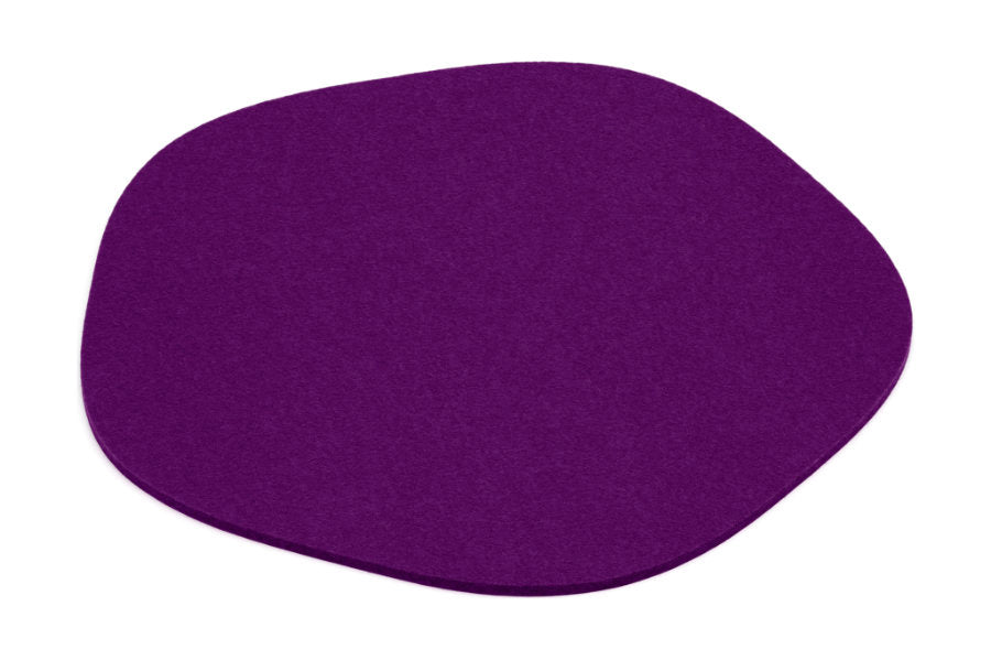 Hey-Sign Tischset Pebble aus Wollfilz, Farbe Pflaume