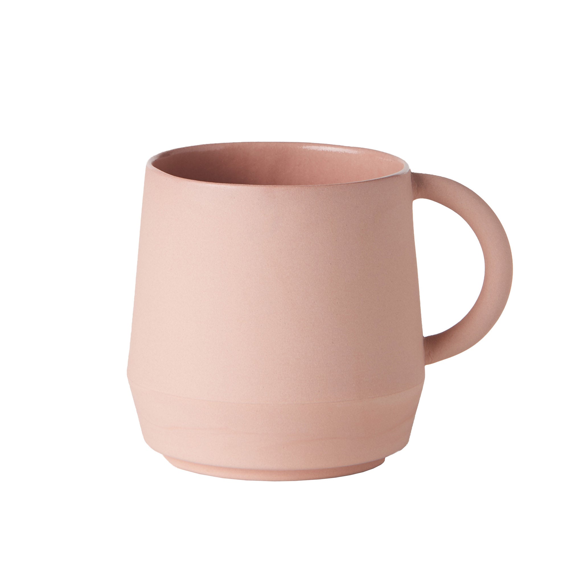 Unison Keramik Tasse von Schneid Studio in der Farbe Koralle