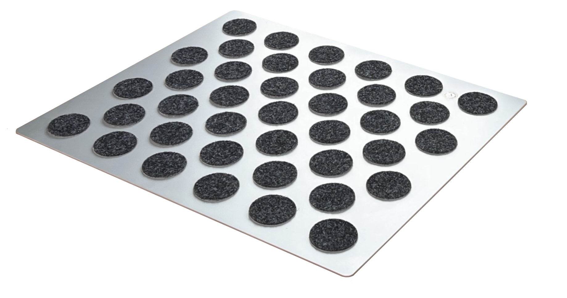 Design-Fußmatte Camino: Schuhabstreifer aus Aluminium und Filz von Keilbach