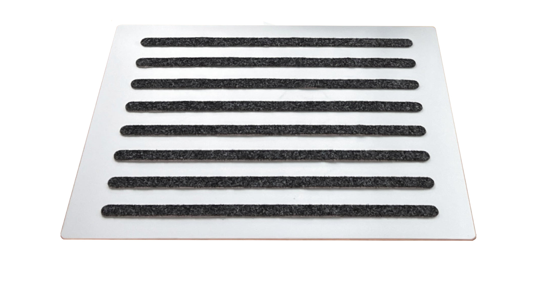 Design-Fußmatte Camino: Schuhabstreifer aus Aluminium und Filz von Keilbach