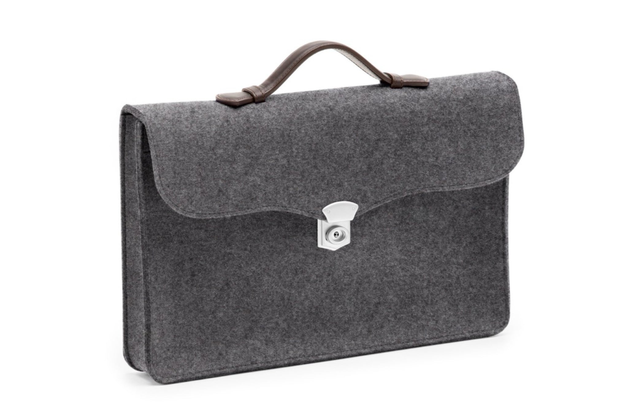 Aktentasche Moneypenny aus Wollfilz von Hey-Sign in der Farbe Anthrazit
