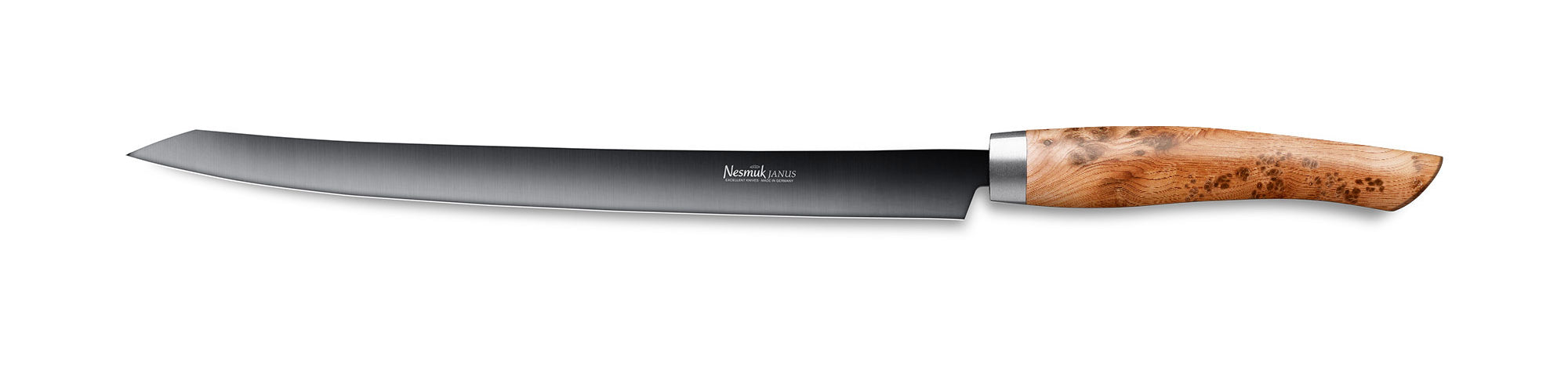 Nesmuk Tranchiermesser Slicer Janus mit 160 mm langer Klinge und Griff aus Wacholder
