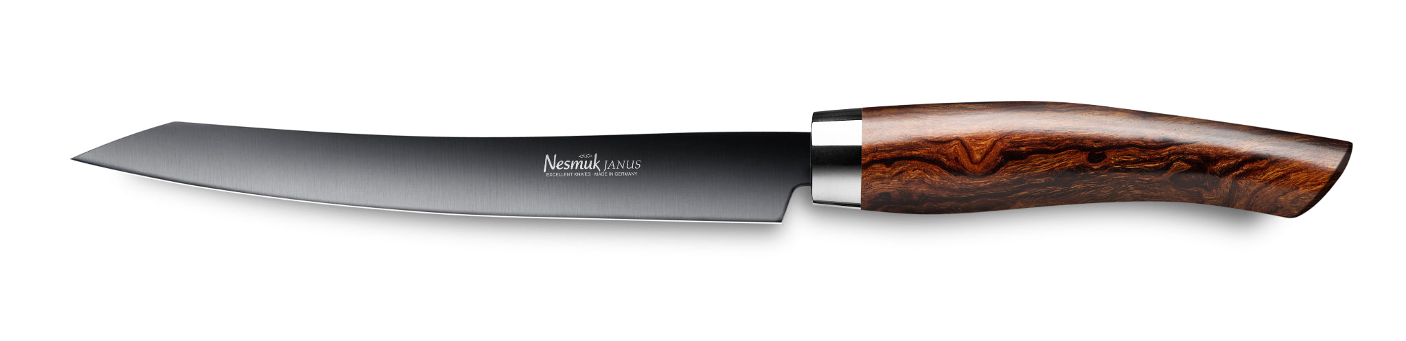 Nesmuk Tranchiermesser Slicer Janus mit 160 mm langer Klinge und Griff aus Wüsteneisenholz