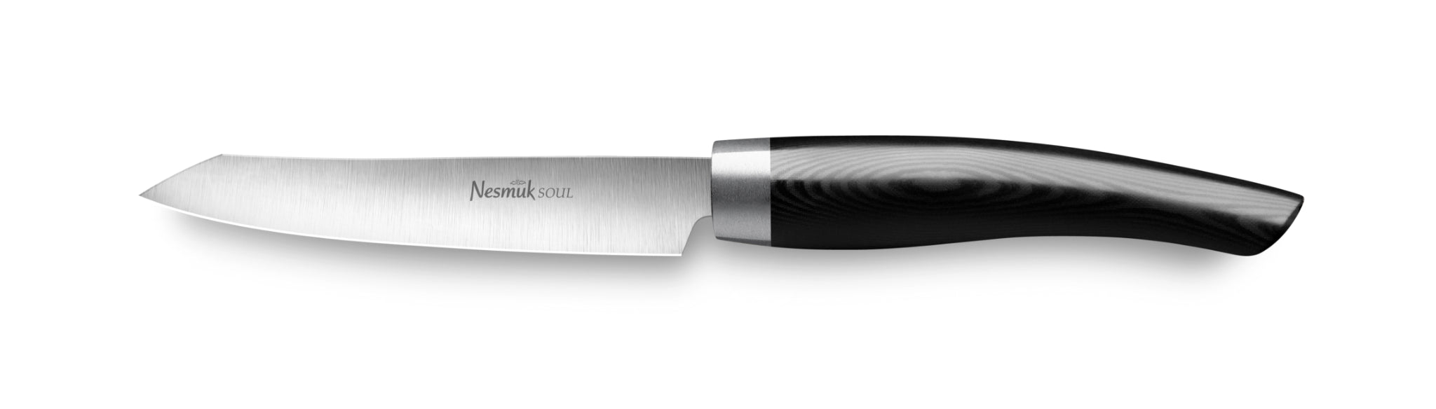 Officemesser Soul von Nesmuk aus Niobstahl und Griff aus Hightech Kunststoff Micarta Black