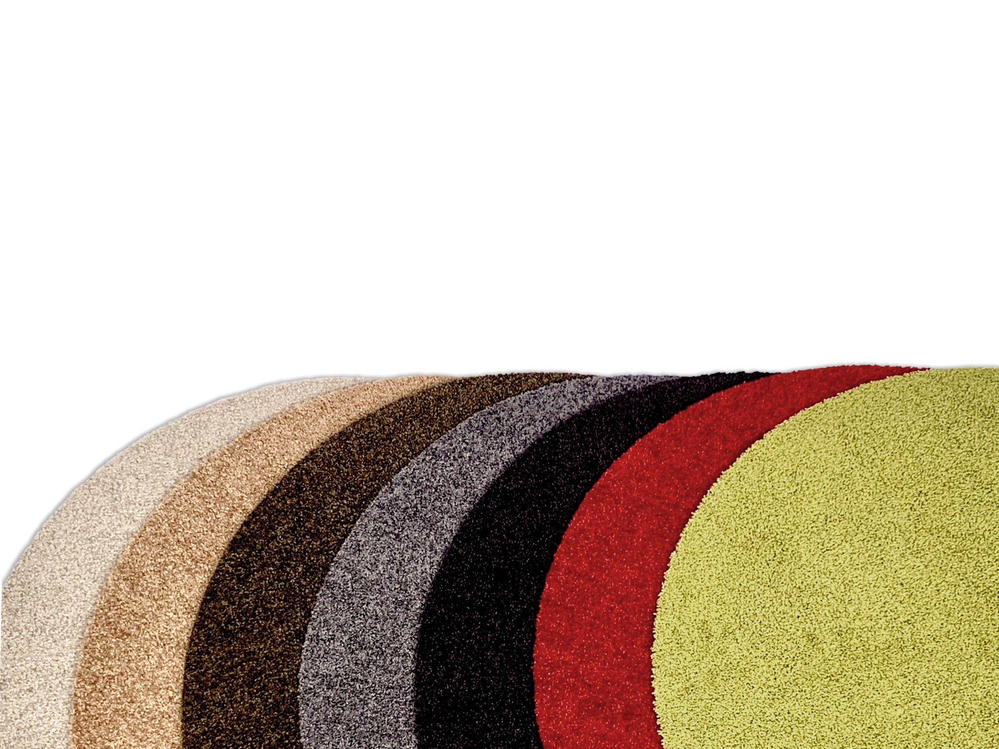 Keilbach runde Fußmatte Point in Teppichoptik, verschiedene Farben