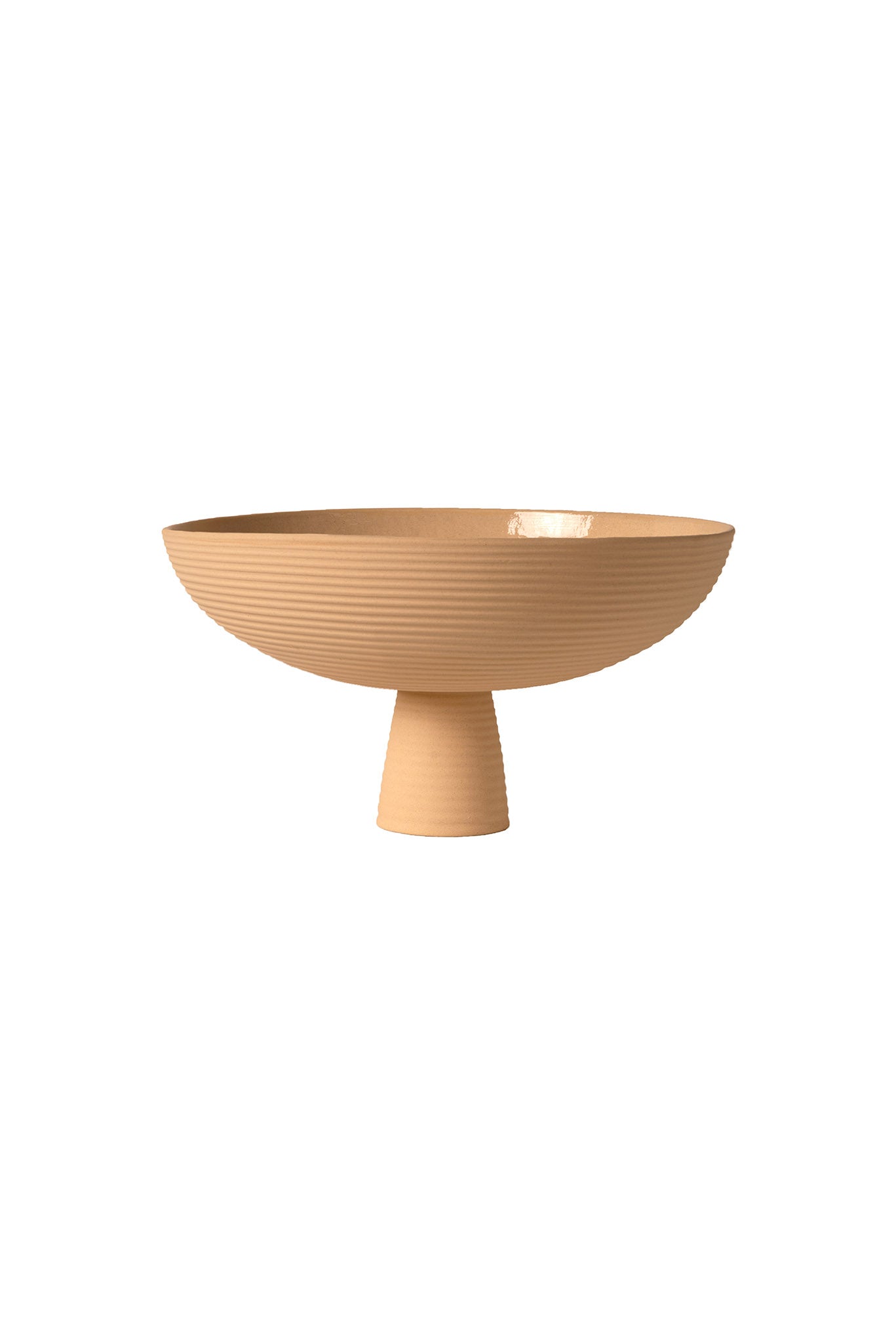 Schale Dais Bowl von Schneid Studio, Keramik, Farbe Sand