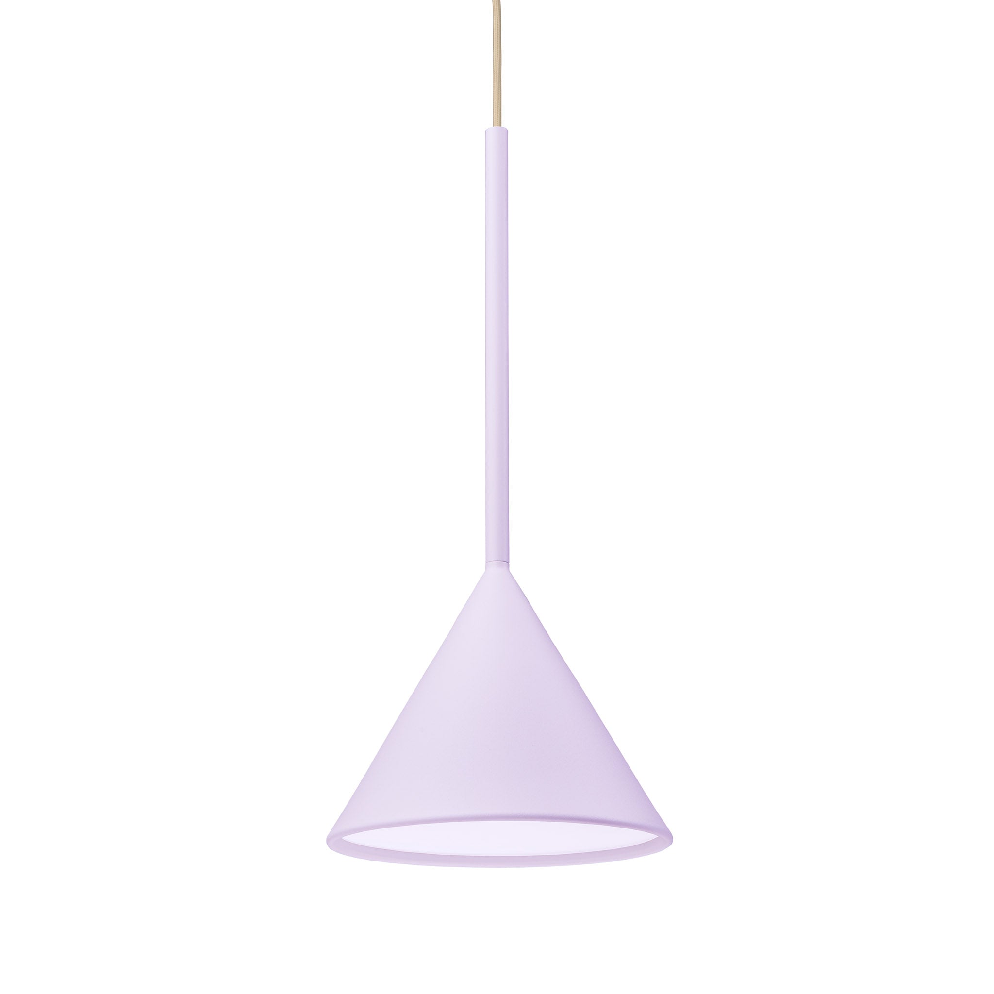 Pendelleuchte Figura Cone Lilac von Schneid Studio