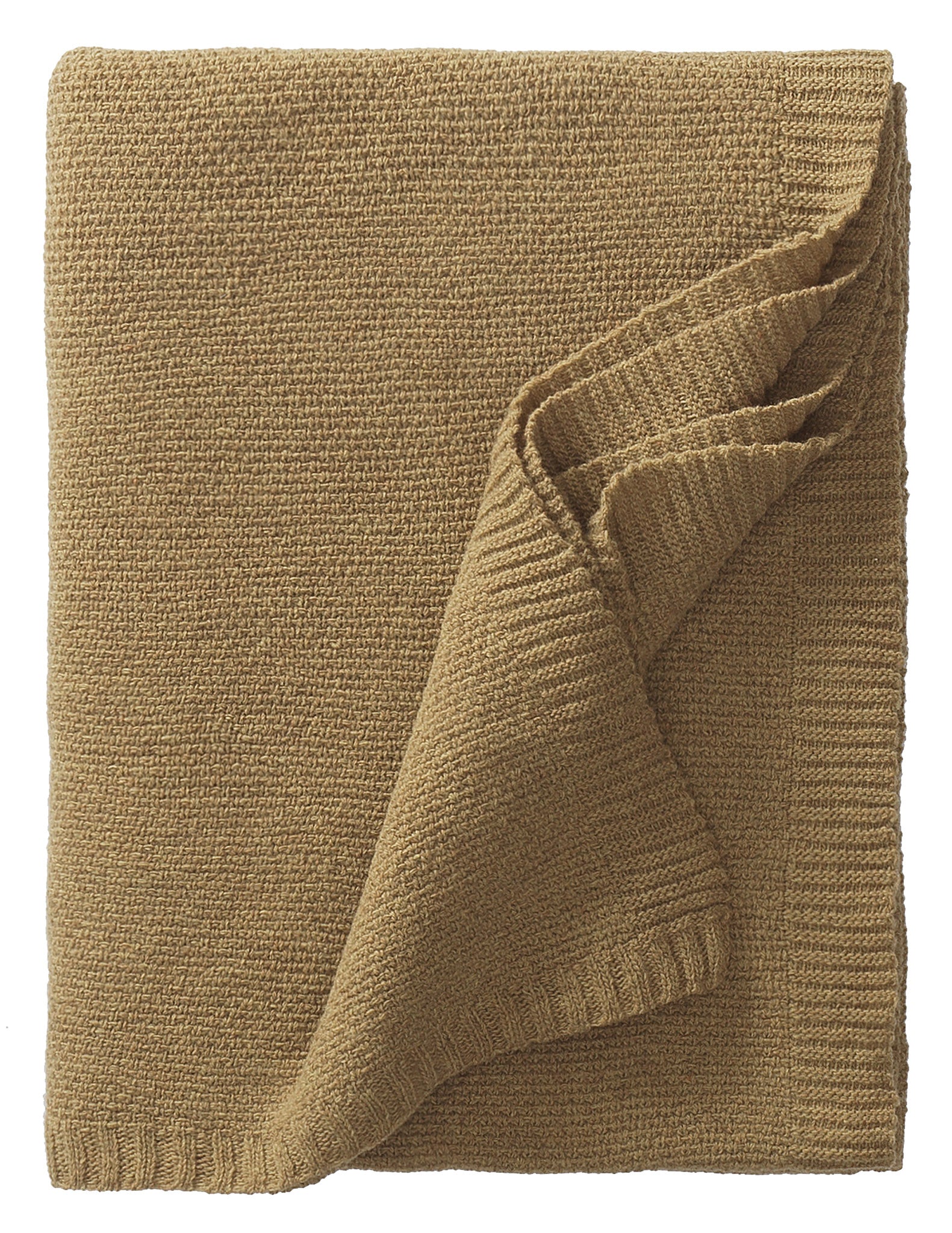 Decke Meran Plaid aus Schurwolle Bronze von Eagle Products