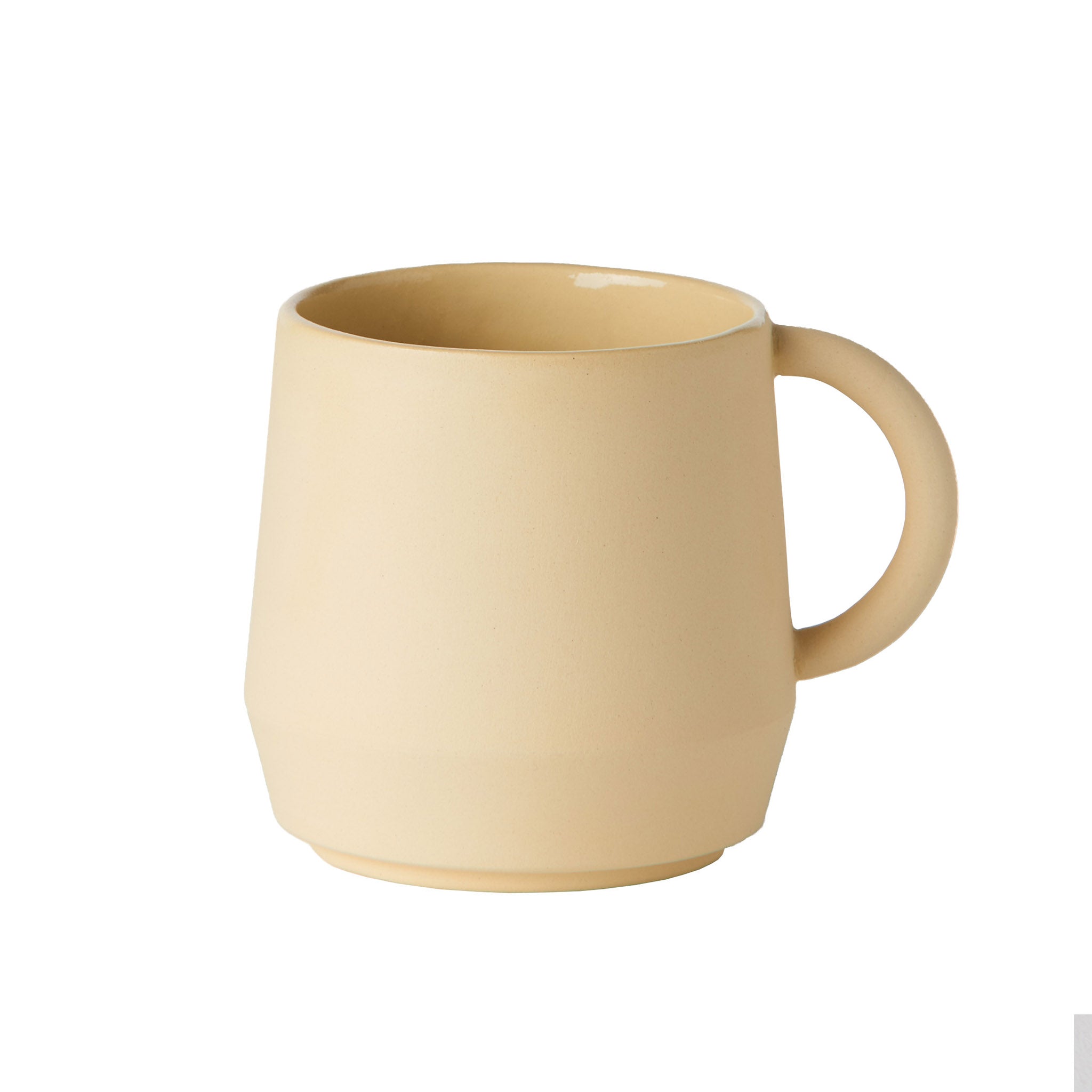 Tasse Unison von Schneid Studio, Keramik gelb