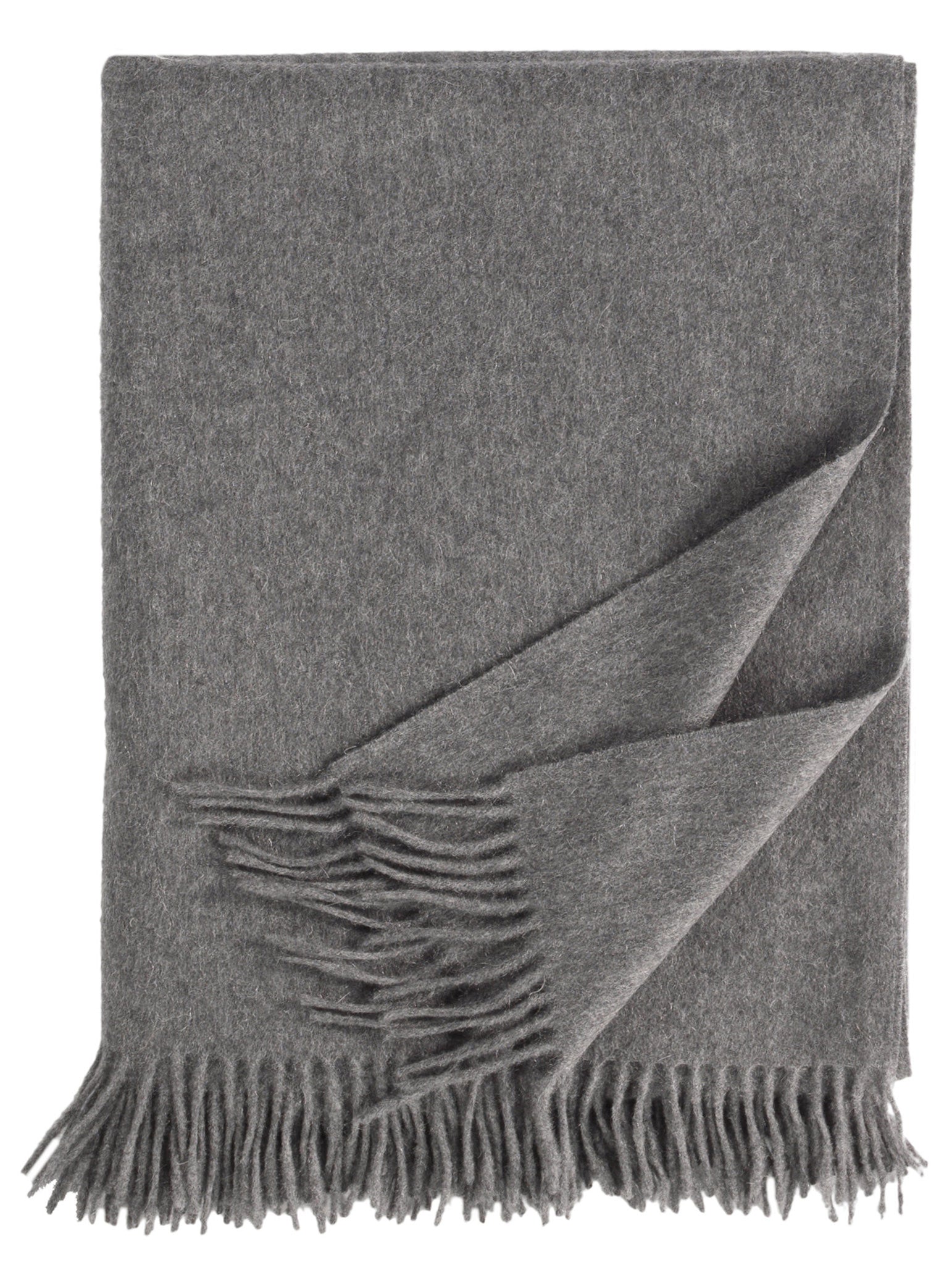 Decke Windsor Kaschmir Plaid in Grau von Eagle Products